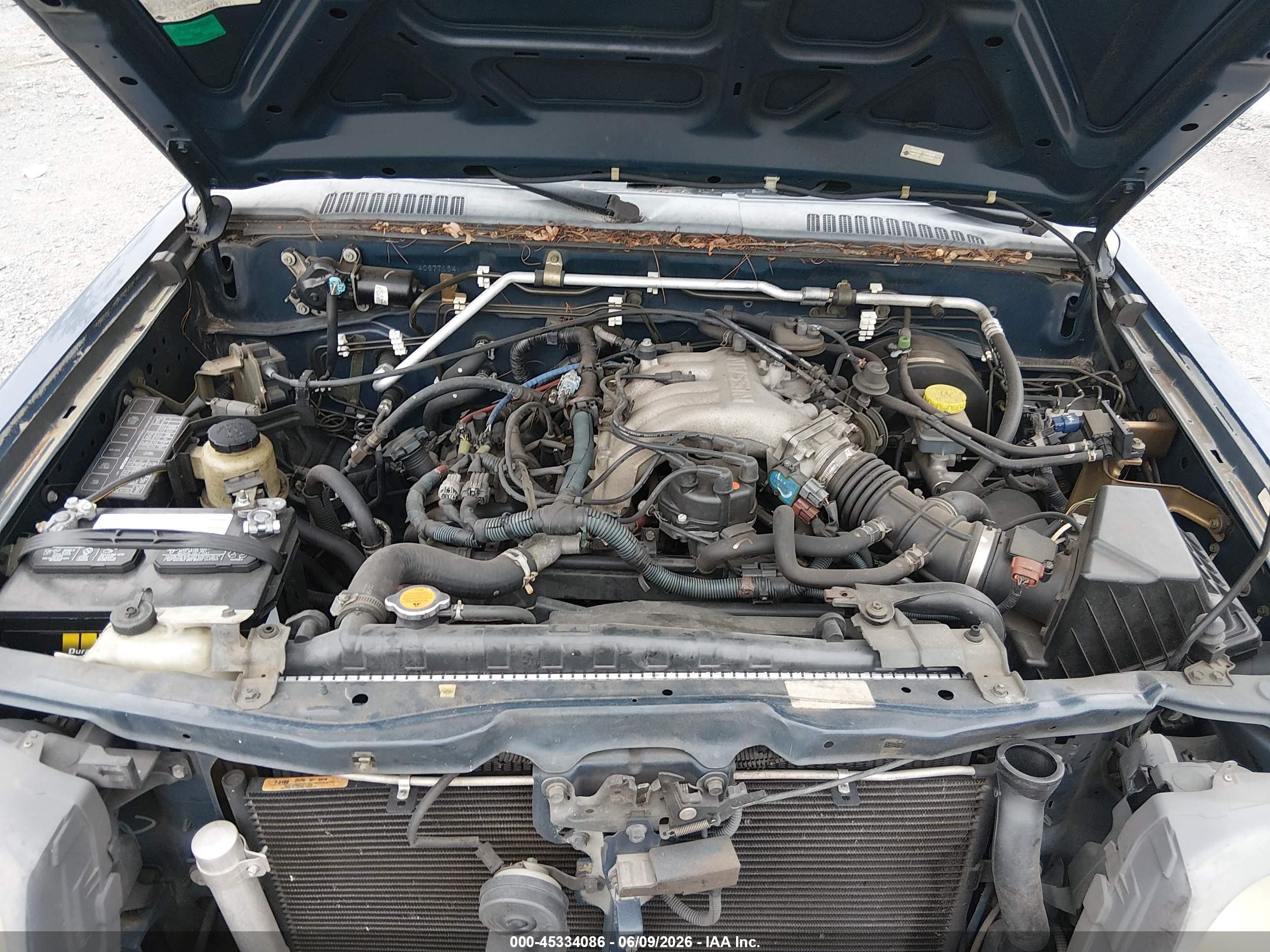 2004 Nissan Xterra Xe Blue vin: 5N1ED28T64C677154