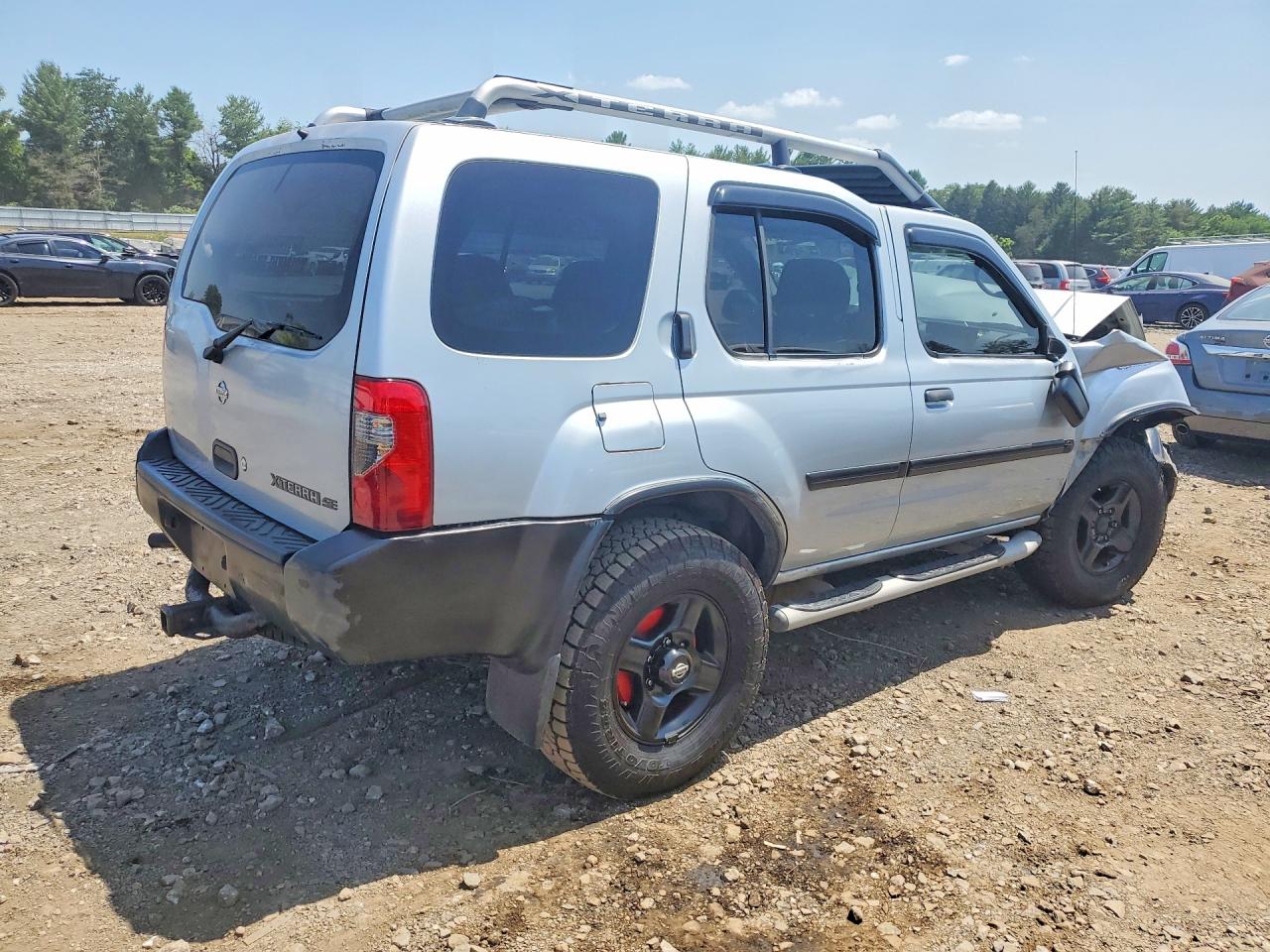 2001 Nissan Xterra Xe-v6 Silver vin: 5N1ED28T71C536668