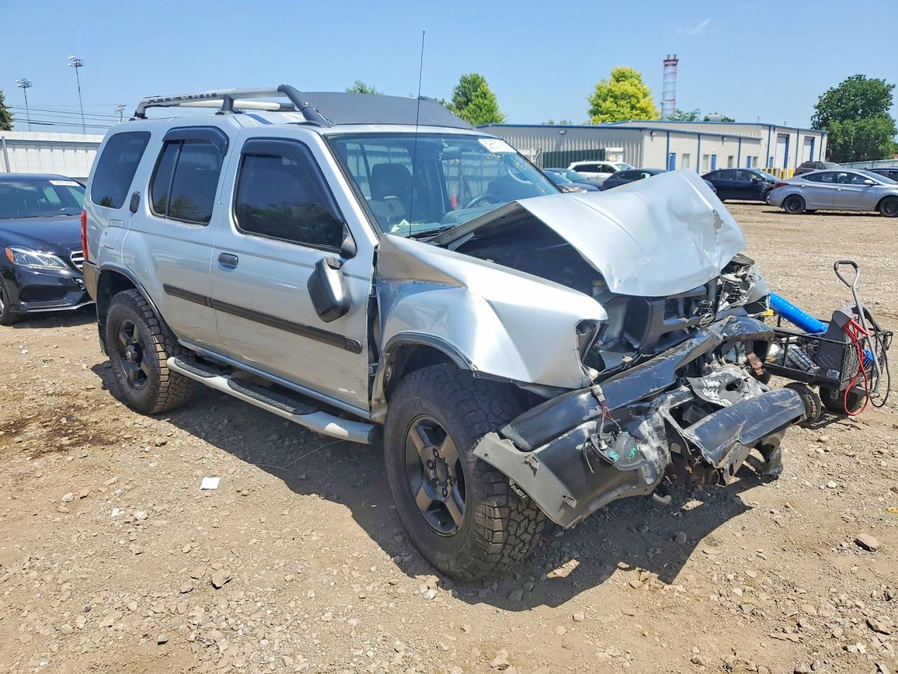 2001 Nissan Xterra Xe-v6 Silver vin: 5N1ED28T71C536668