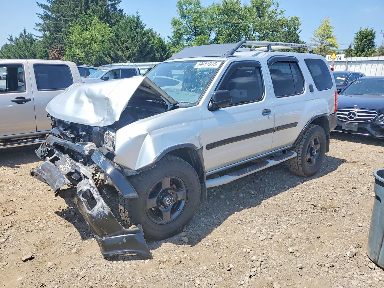 2001 Nissan Xterra Xe-v6 Silver vin: 5N1ED28T71C536668
