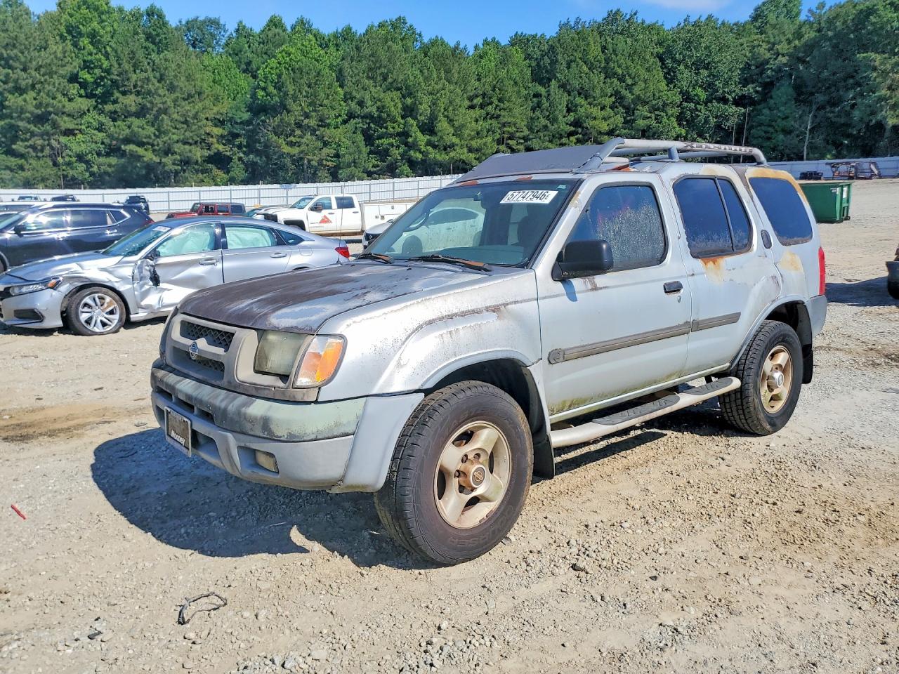 2001 Nissan Xterra Xe-v6 Silver vin: 5N1ED28T71C553700