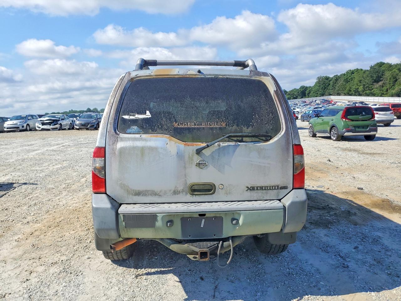 2001 Nissan Xterra Xe-v6 Silver vin: 5N1ED28T71C553700