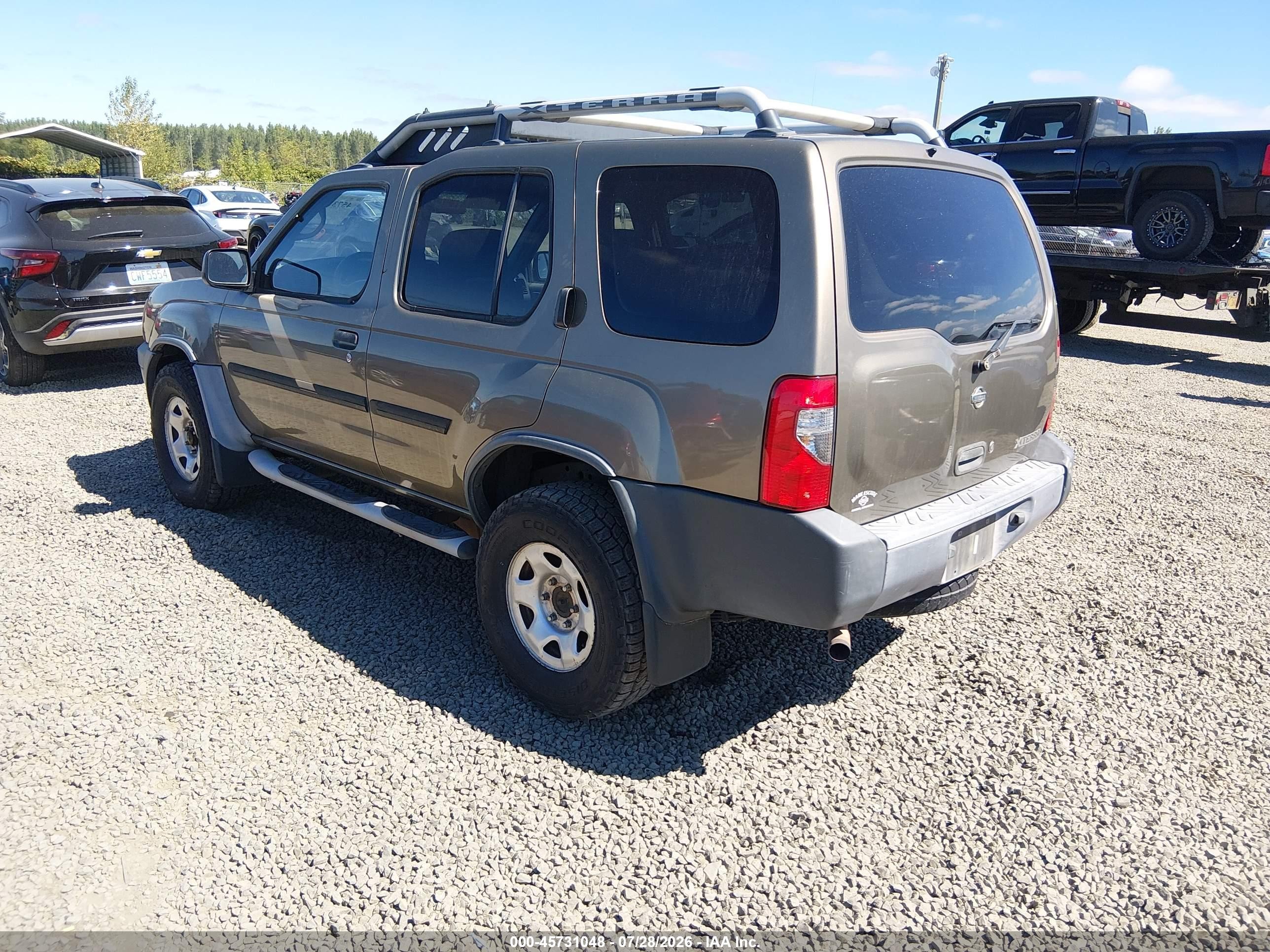2001 Nissan Xterra Xe-v6 Tan vin: 5N1ED28T71C590102