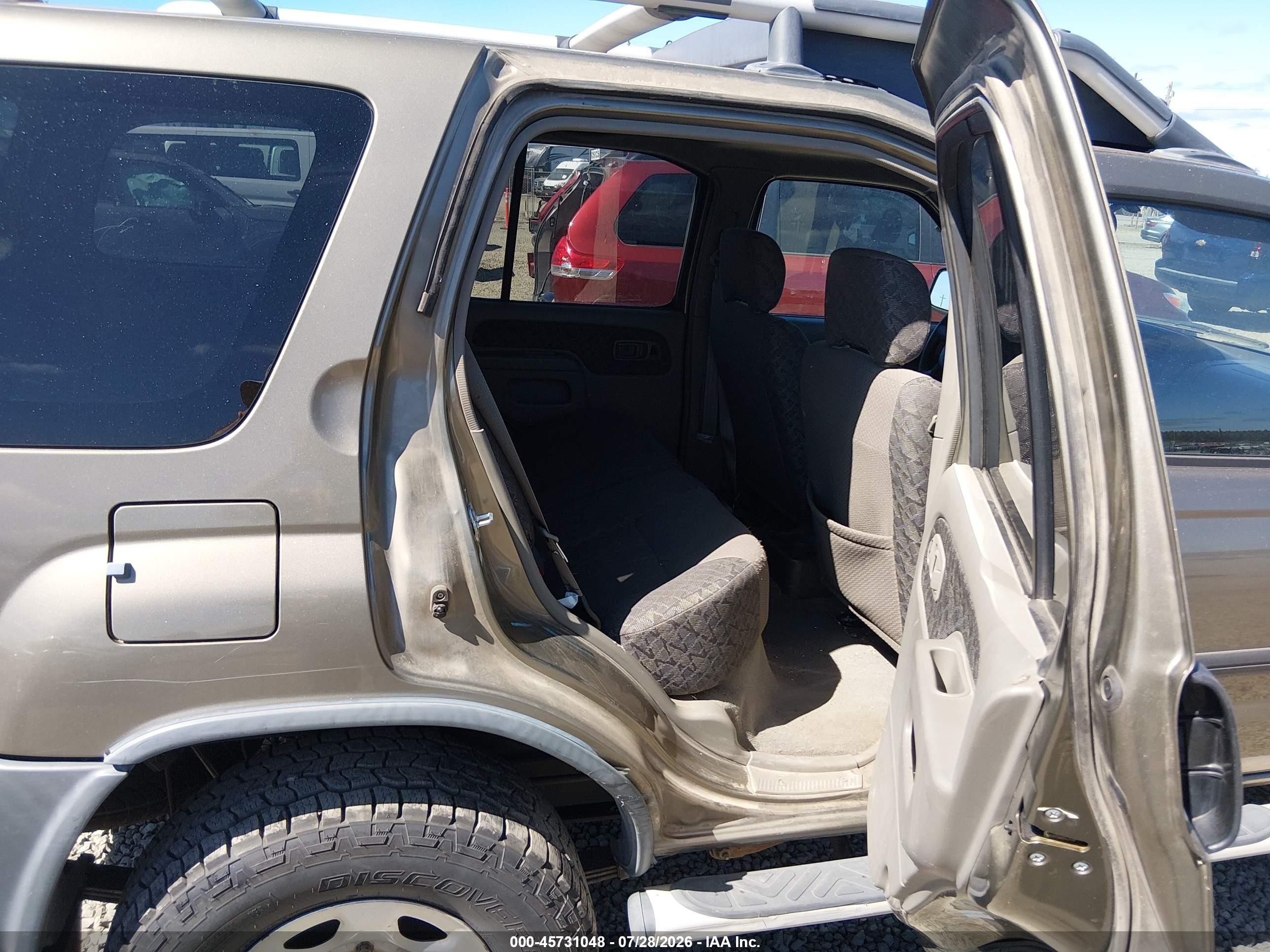 2001 Nissan Xterra Xe-v6 Tan vin: 5N1ED28T71C590102