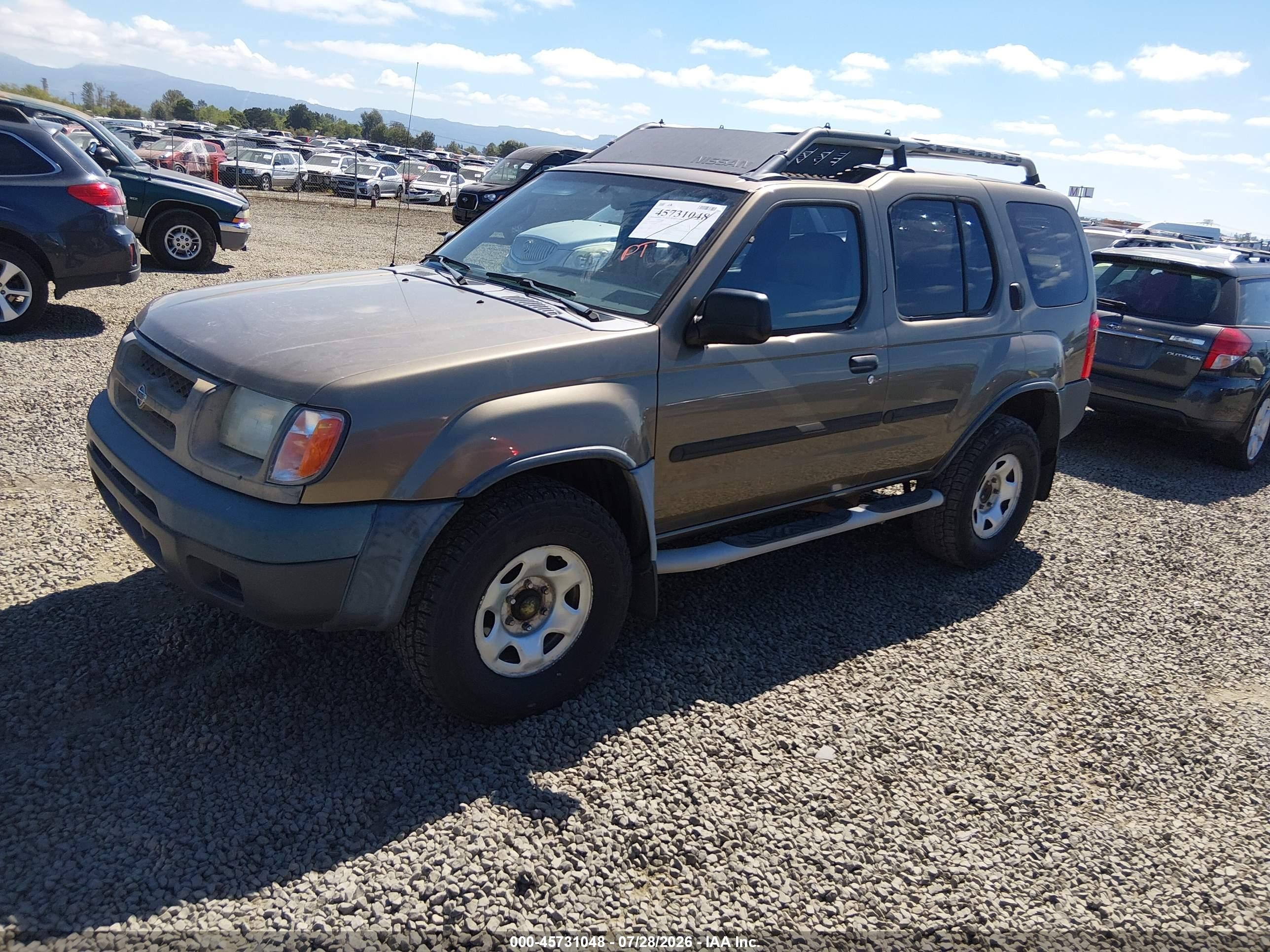 2001 Nissan Xterra Xe-v6 Tan vin: 5N1ED28T71C590102