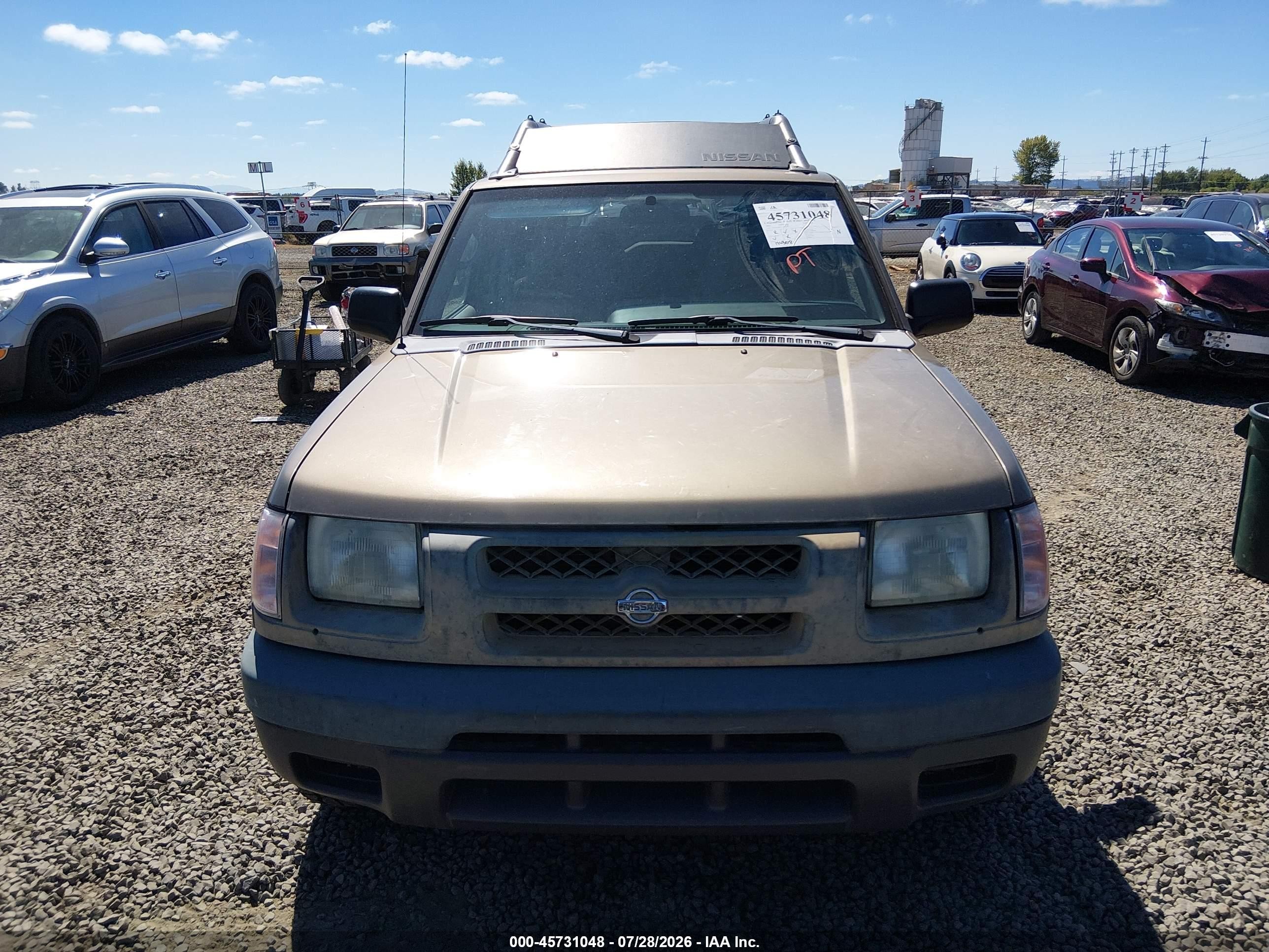 2001 Nissan Xterra Xe-v6 Tan vin: 5N1ED28T71C590102