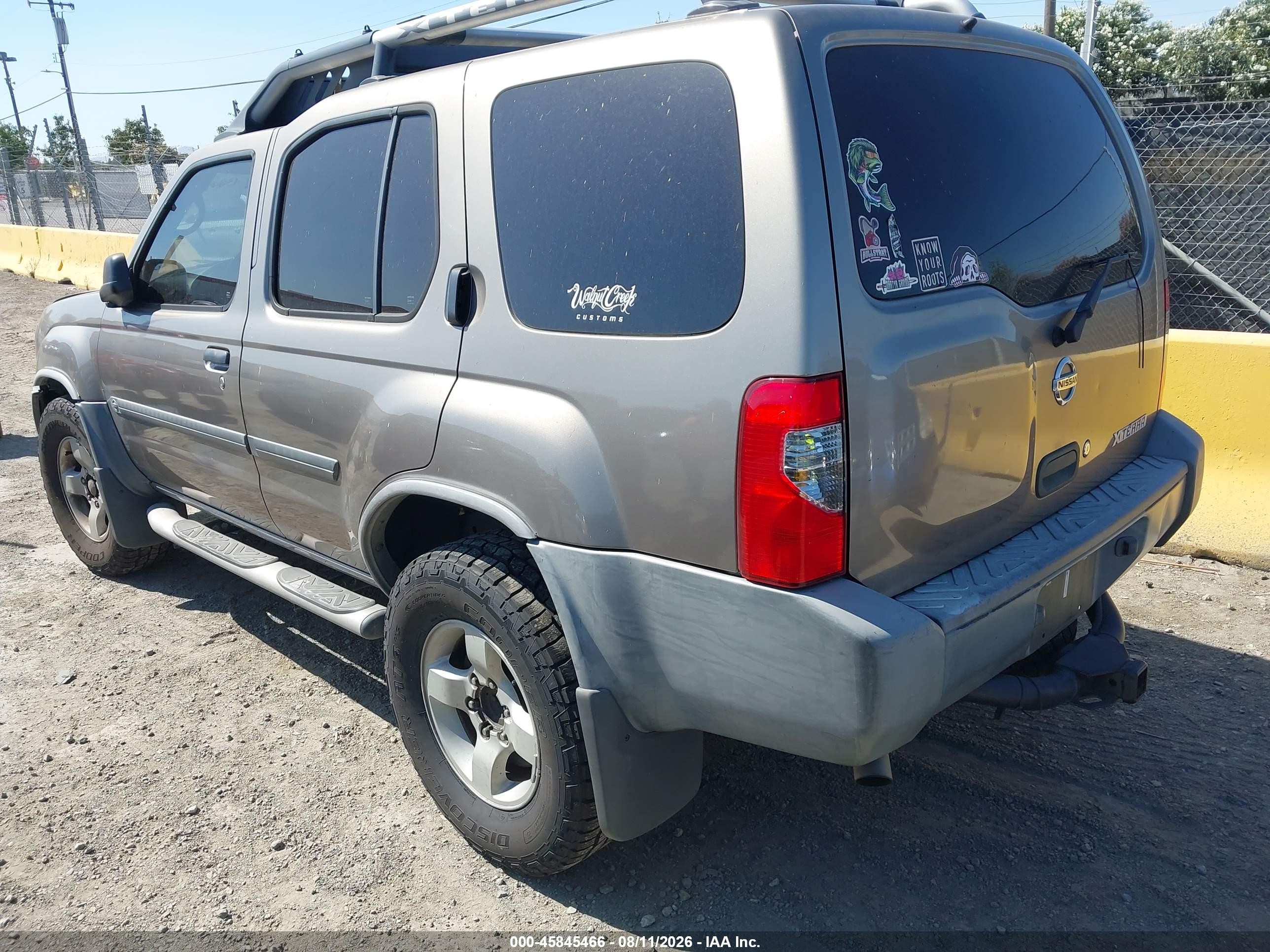 2004 Nissan Xterra Xe Gray vin: 5N1ED28T74C624351