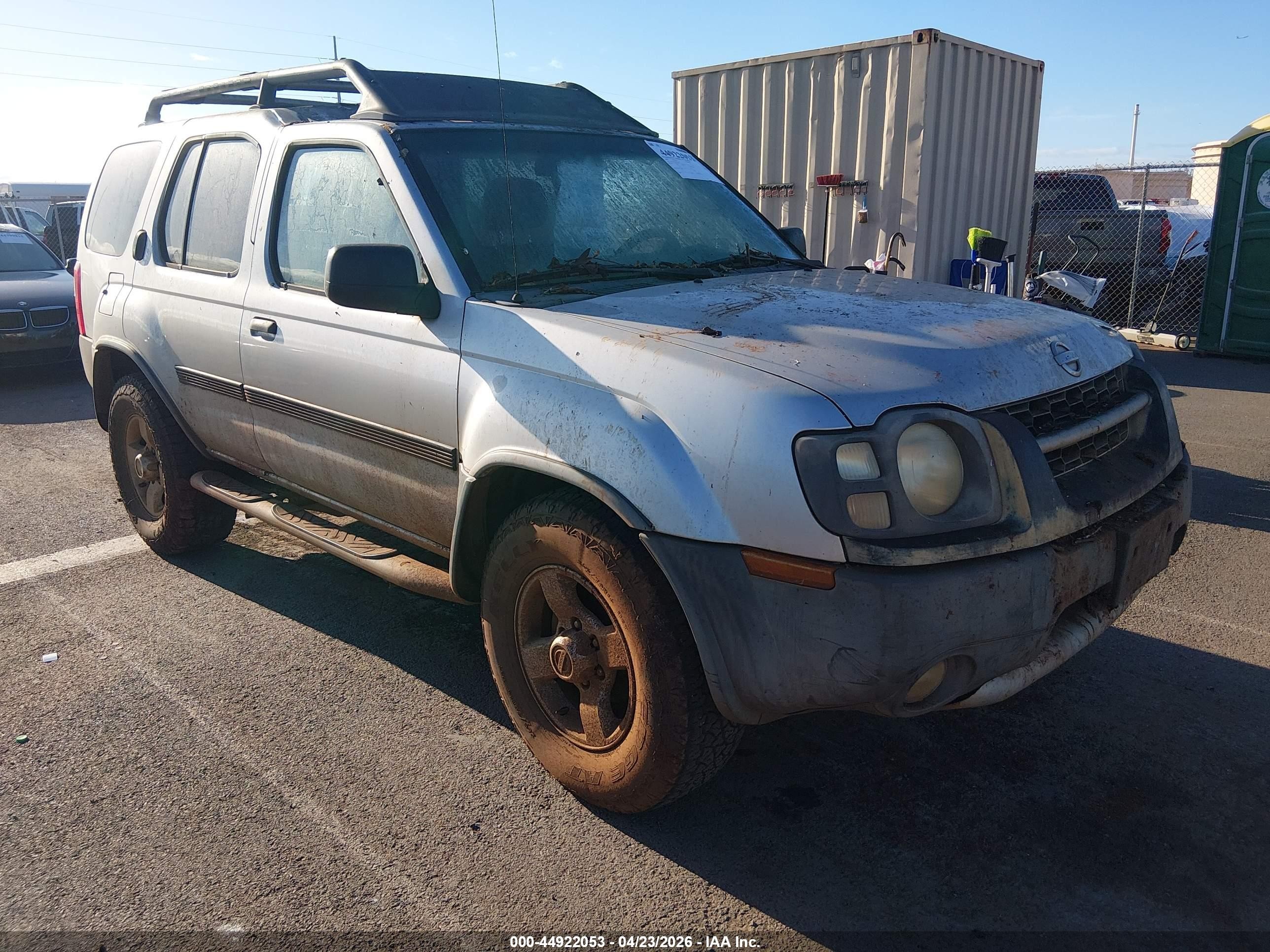2004 Nissan Xterra Xe Серебряный vin: 5N1ED28T74C661481