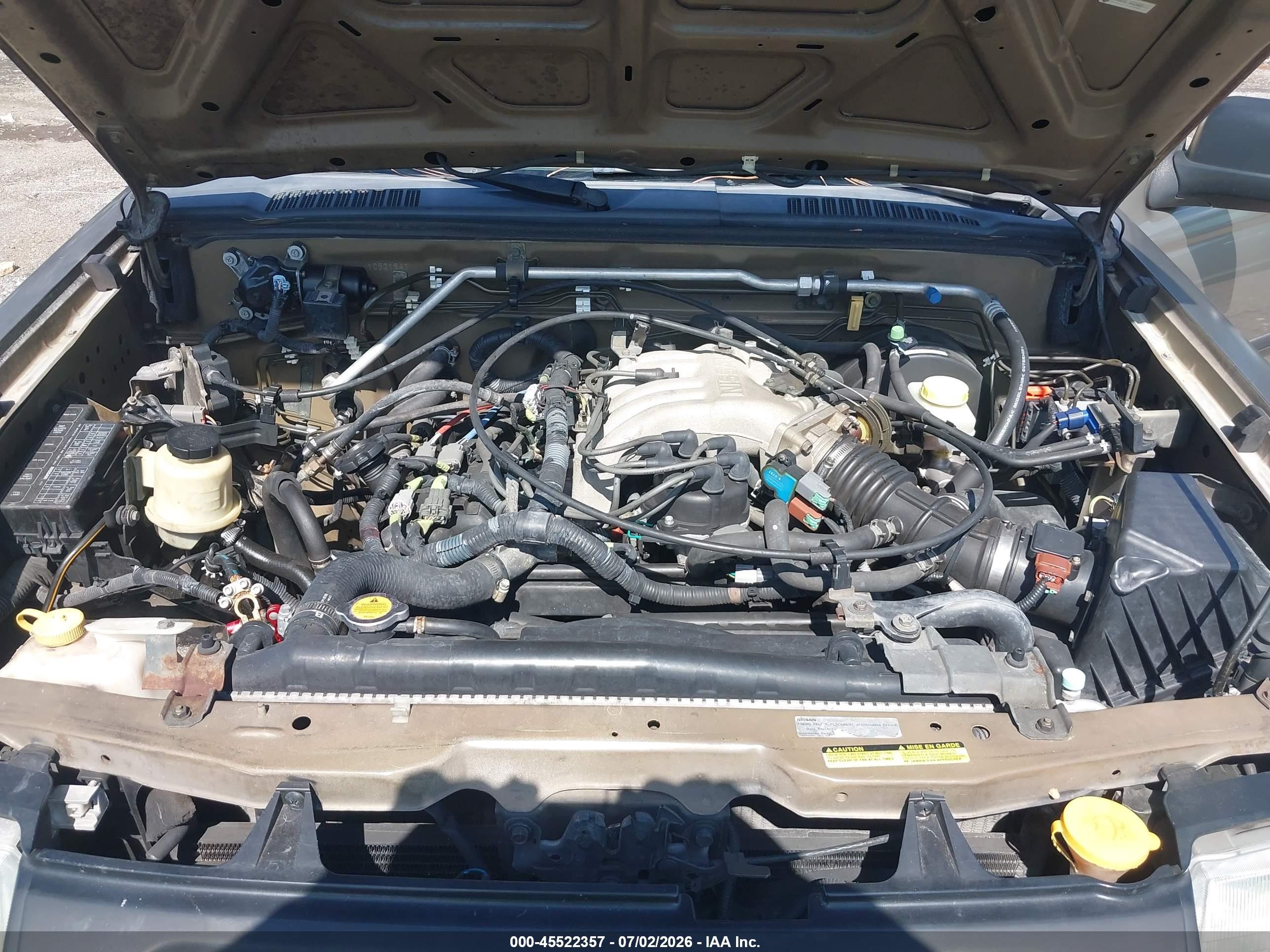 2001 Nissan Xterra Se Gold vin: 5N1ED28T81C521841