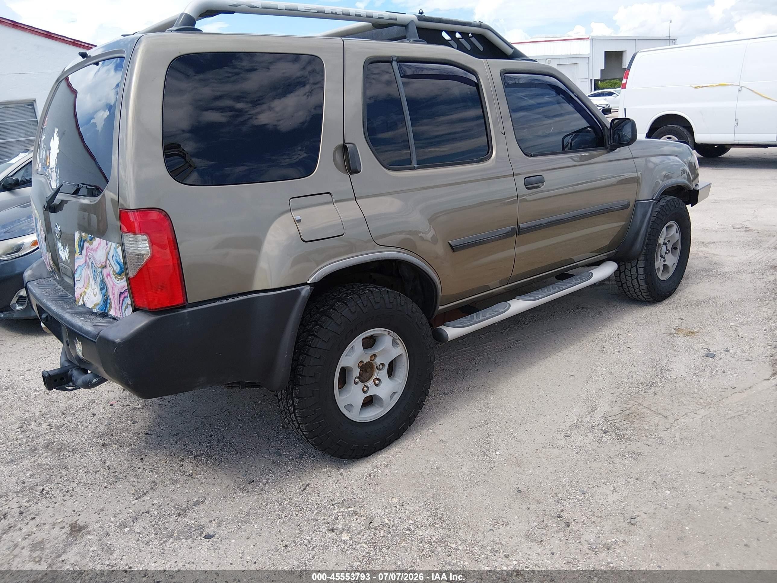 2001 Nissan Xterra Xe-v6 Gold vin: 5N1ED28T91C592644