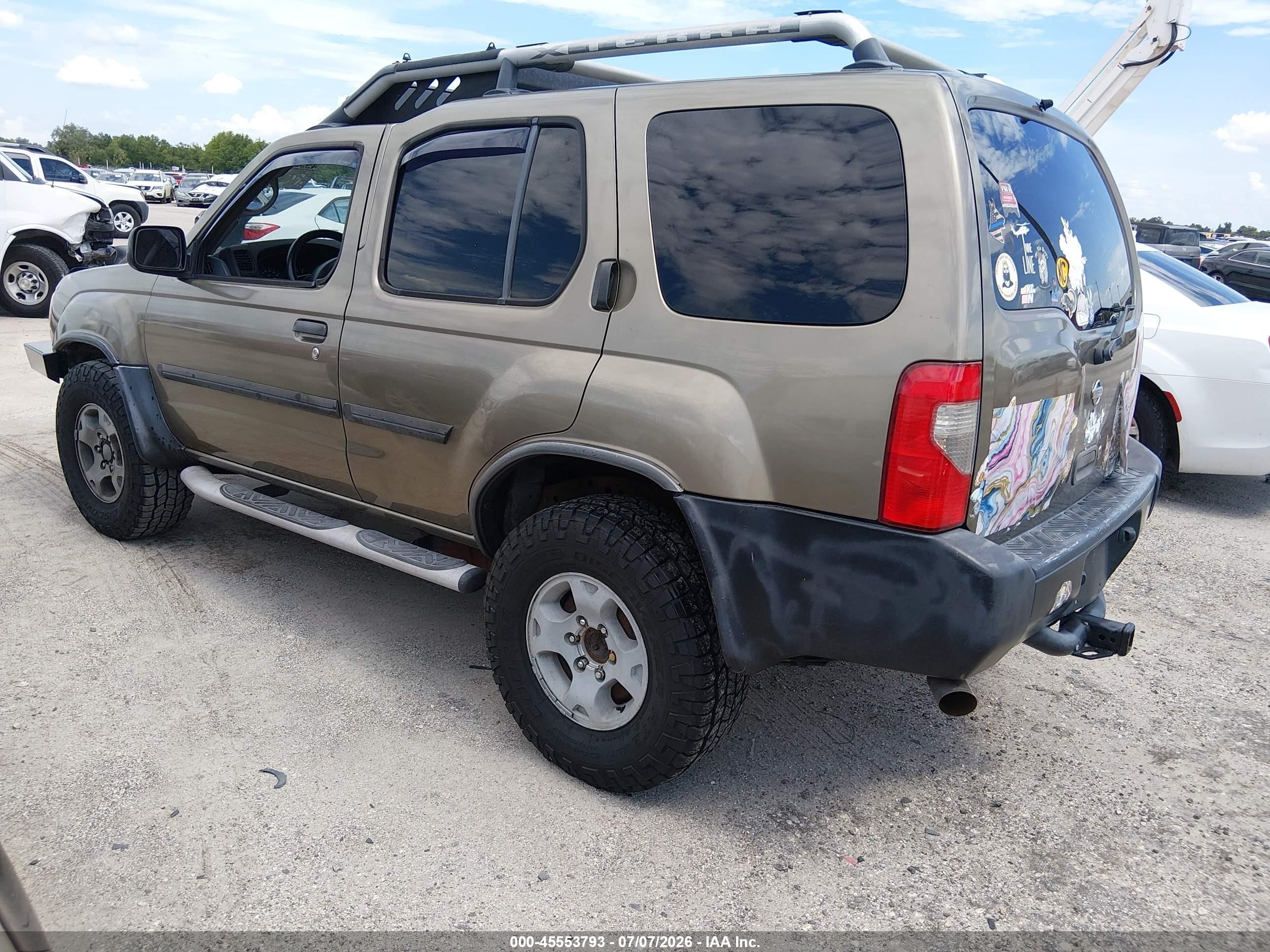 2001 Nissan Xterra Xe-v6 Gold vin: 5N1ED28T91C592644