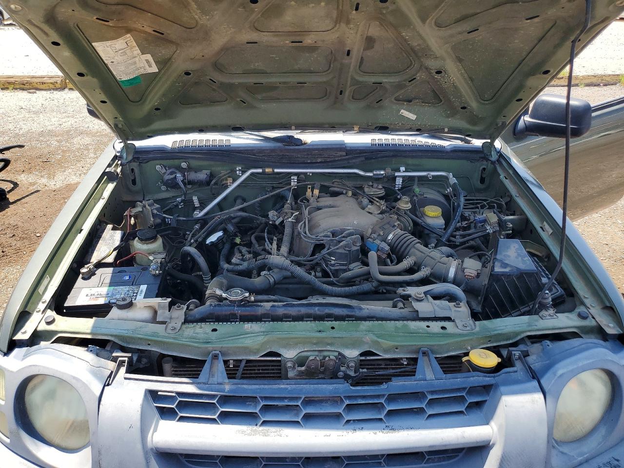 2003 Nissan Xterra Xe/se Green vin: 5N1ED28T93C680161