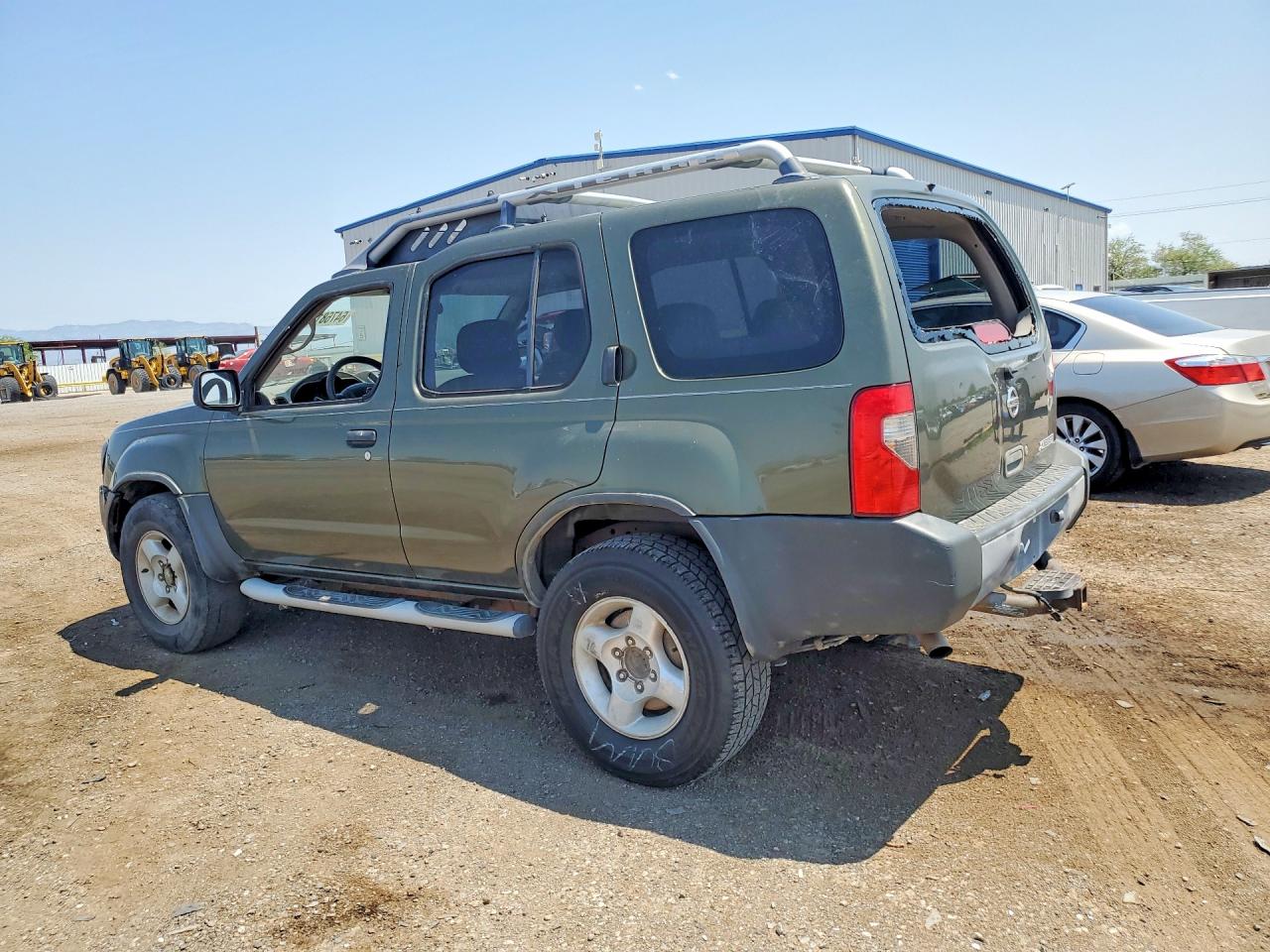 2003 Nissan Xterra Xe/se Green vin: 5N1ED28T93C680161