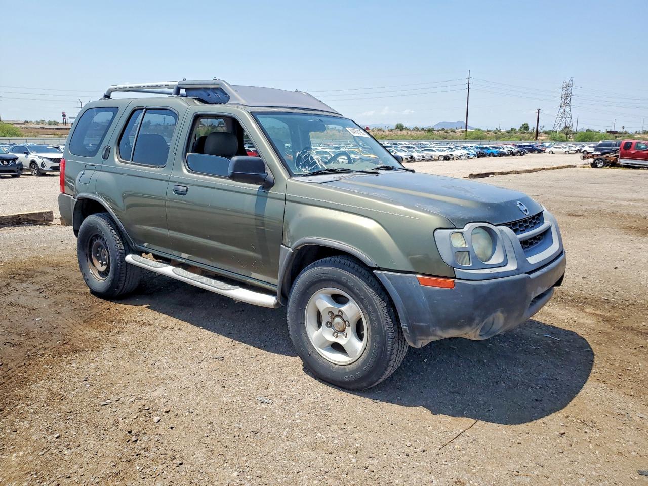 2003 Nissan Xterra Xe/se Green vin: 5N1ED28T93C680161
