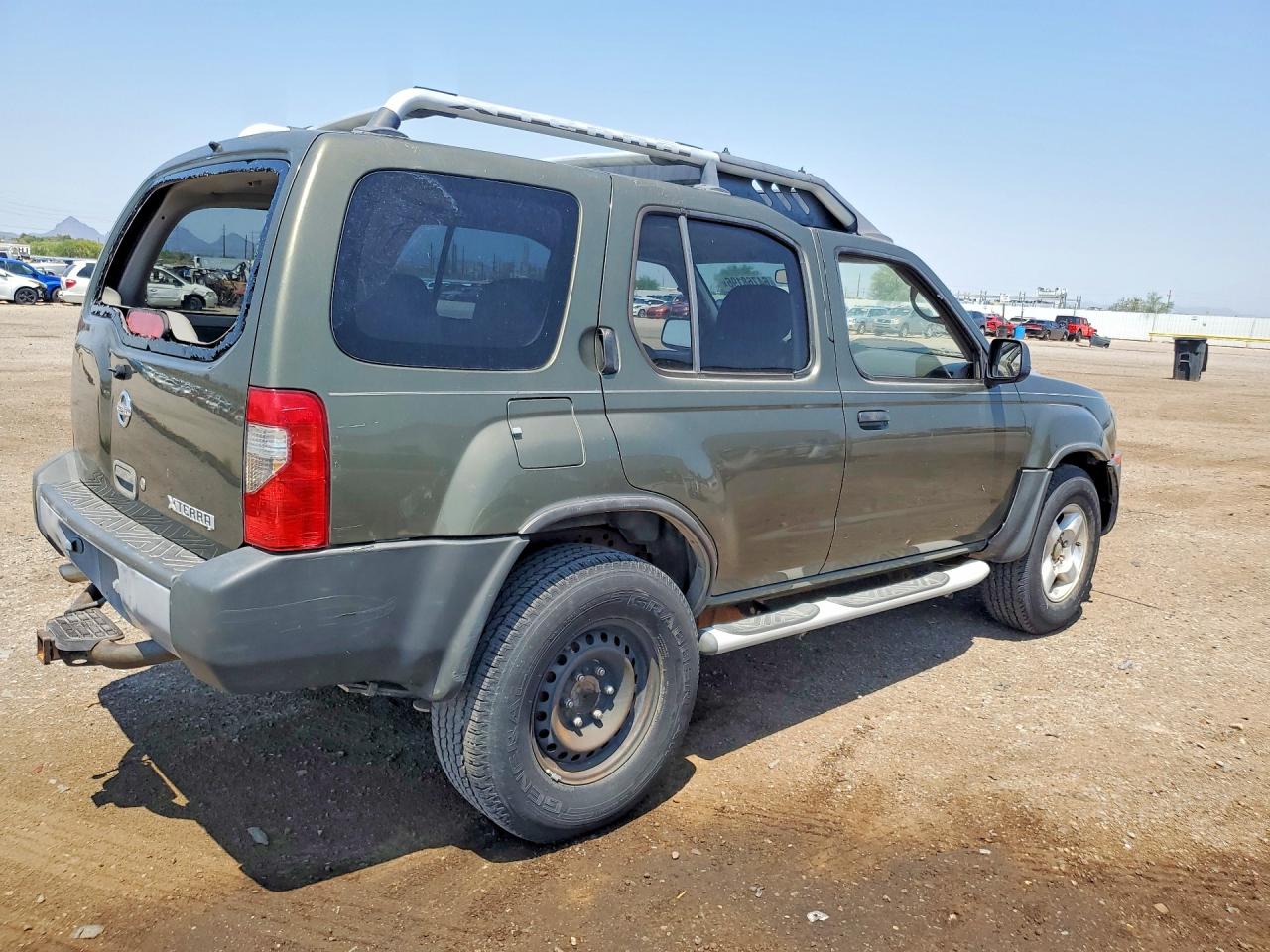 2003 Nissan Xterra Xe/se Green vin: 5N1ED28T93C680161