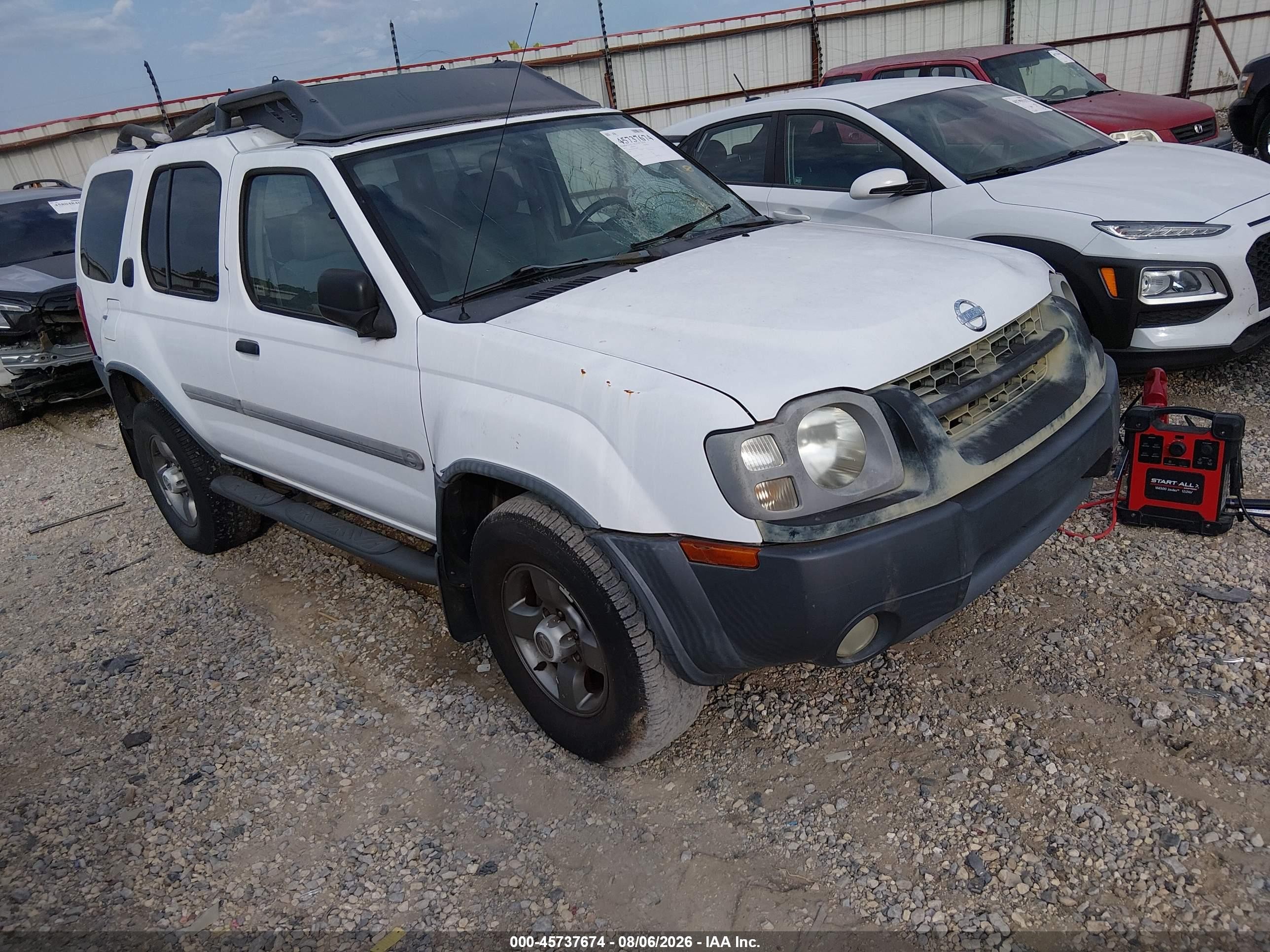 2002 Nissan Xterra Se White vin: 5N1ED28TX2C558665