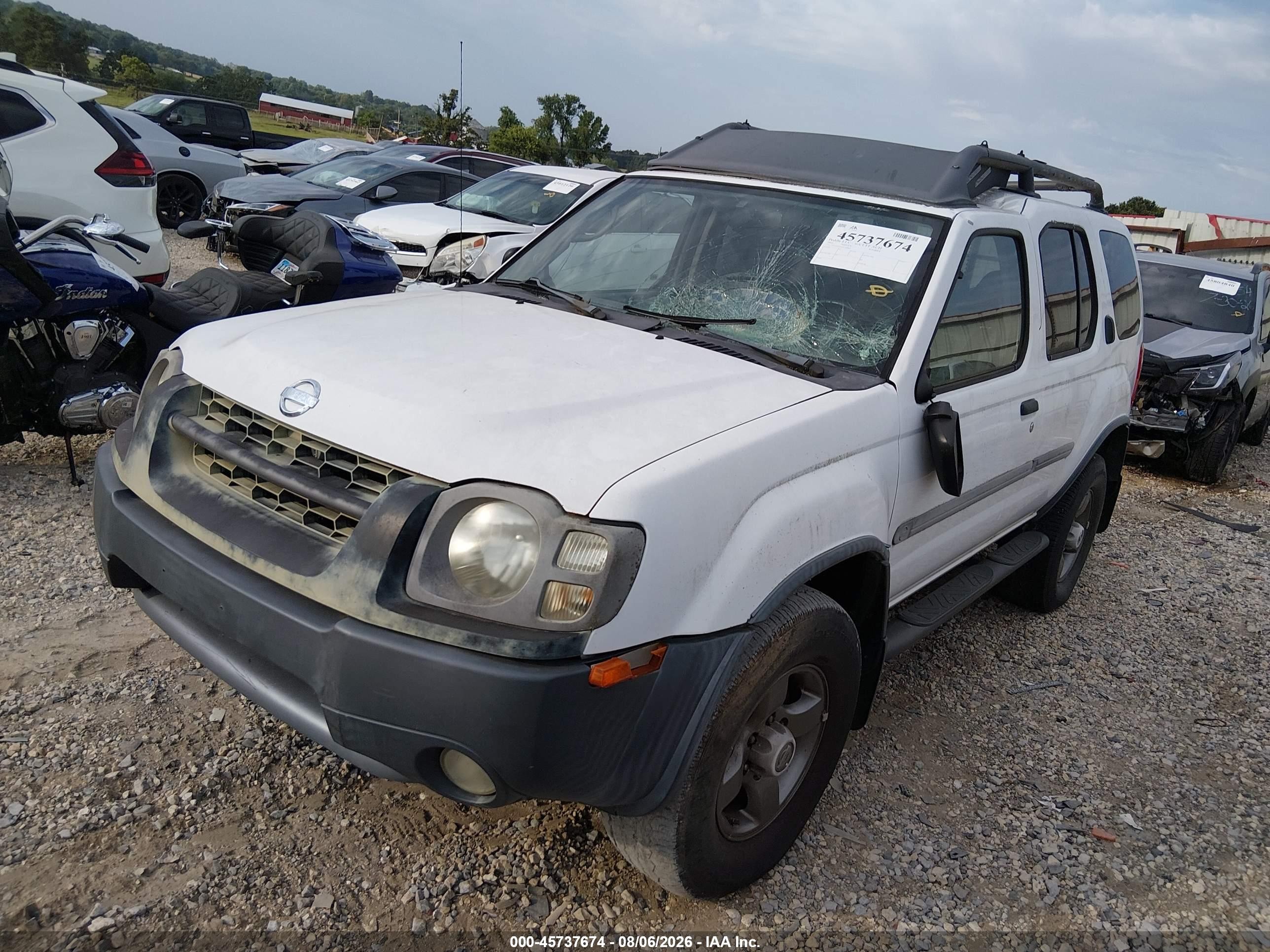 2002 Nissan Xterra Se Белый vin: 5N1ED28TX2C558665