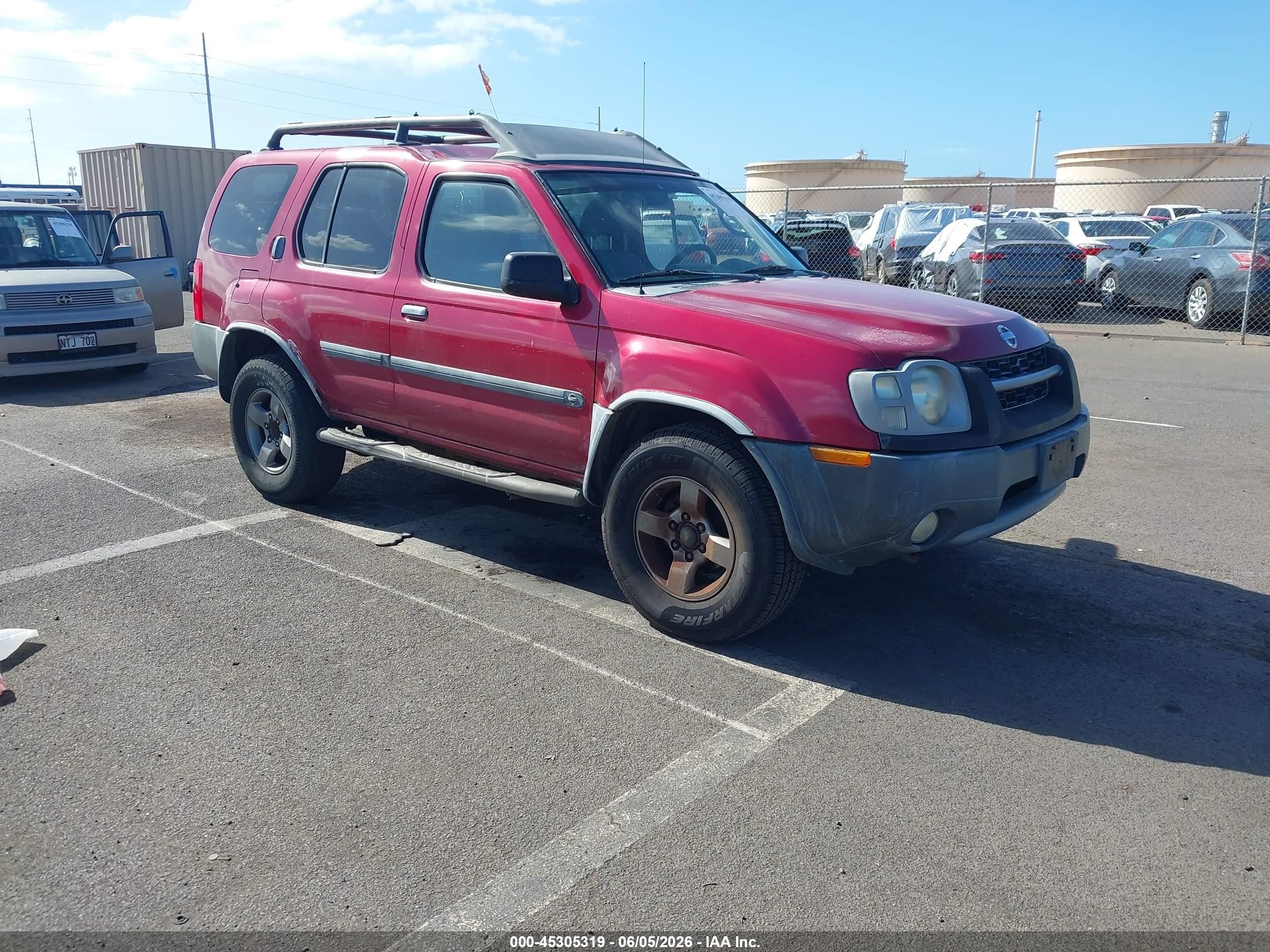 2003 Nissan Xterra Se Red vin: 5N1ED28TX3C632281