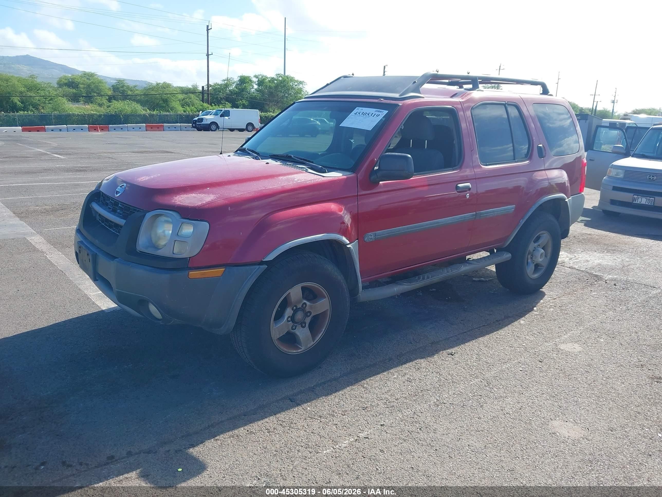2003 Nissan Xterra Se Red vin: 5N1ED28TX3C632281