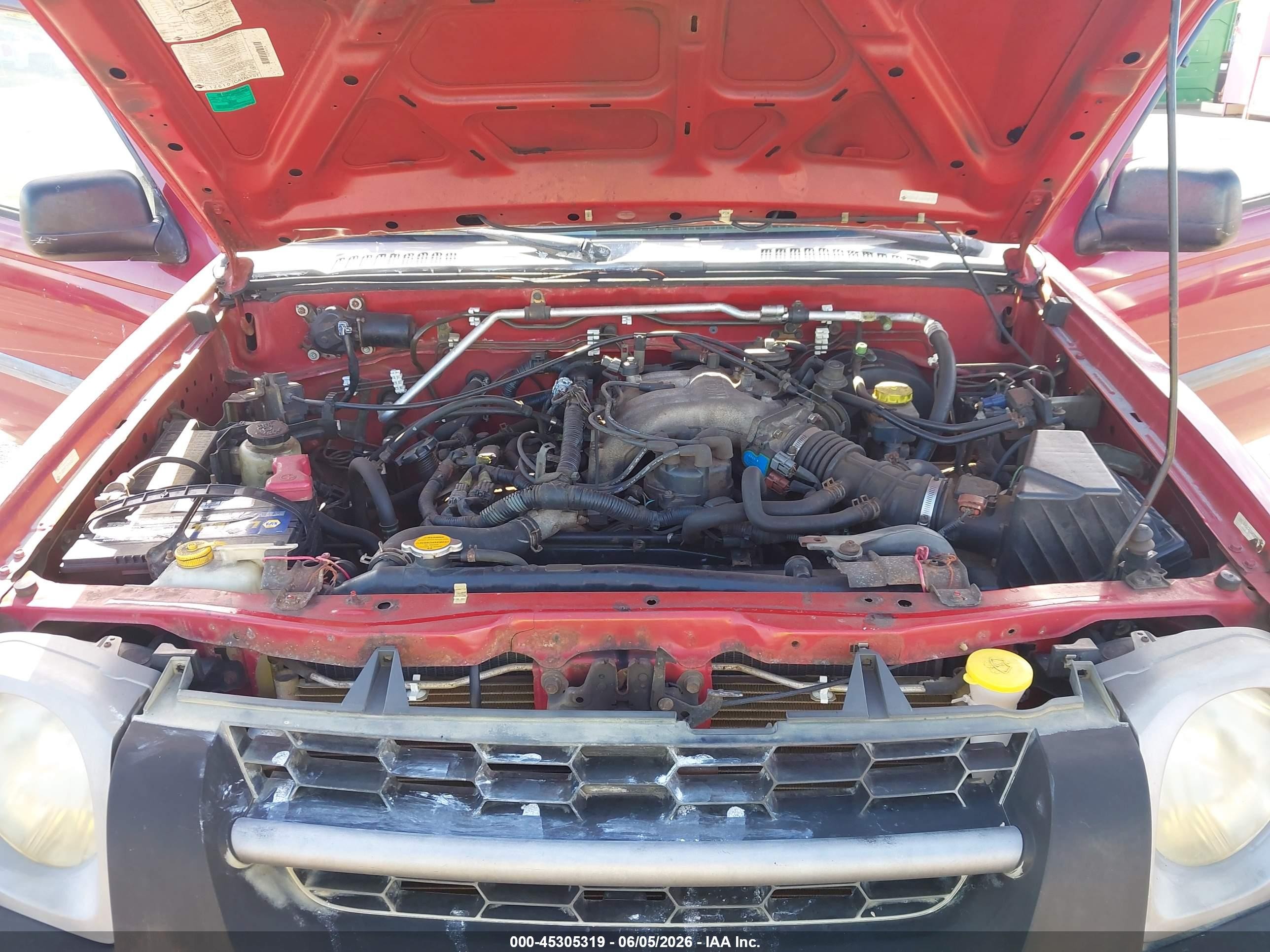 2003 Nissan Xterra Se Red vin: 5N1ED28TX3C632281
