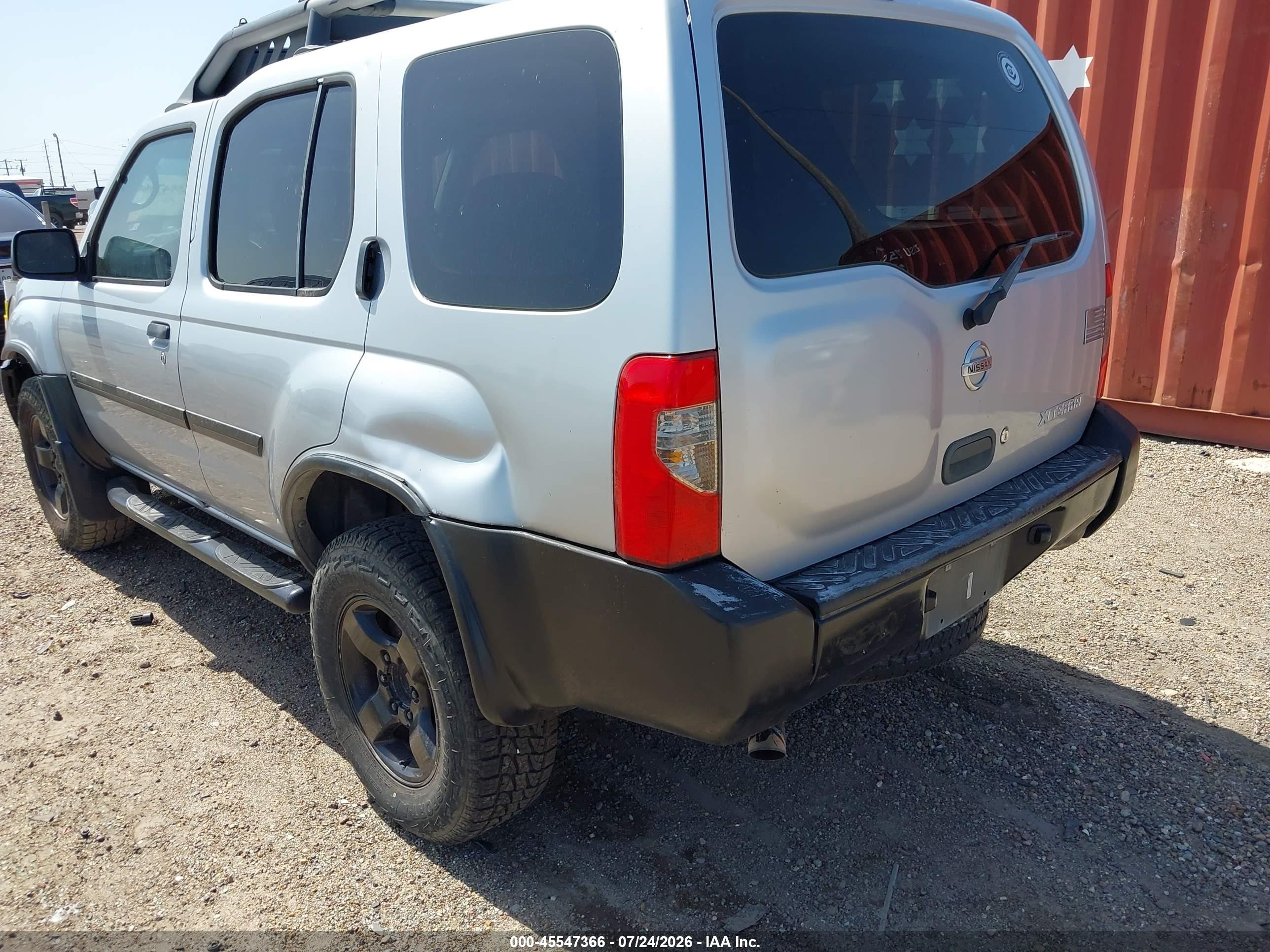 2004 Nissan Xterra Xe Silver vin: 5N1ED28TX4C650197