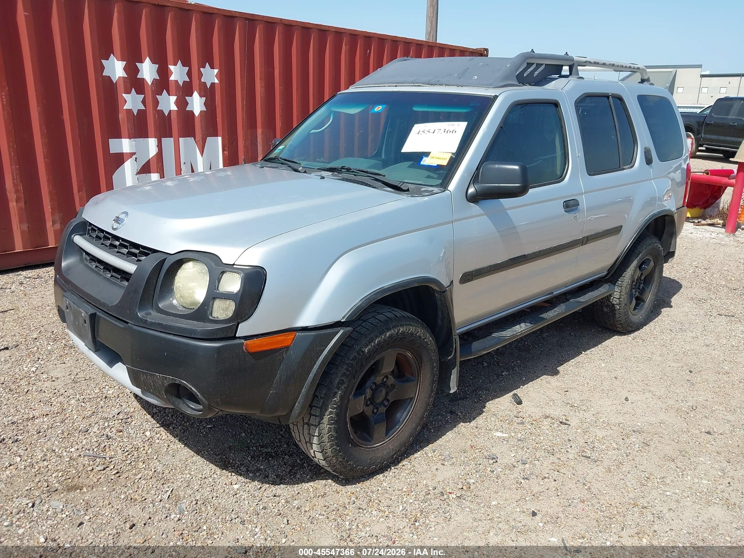 2004 Nissan Xterra Xe Silver vin: 5N1ED28TX4C650197