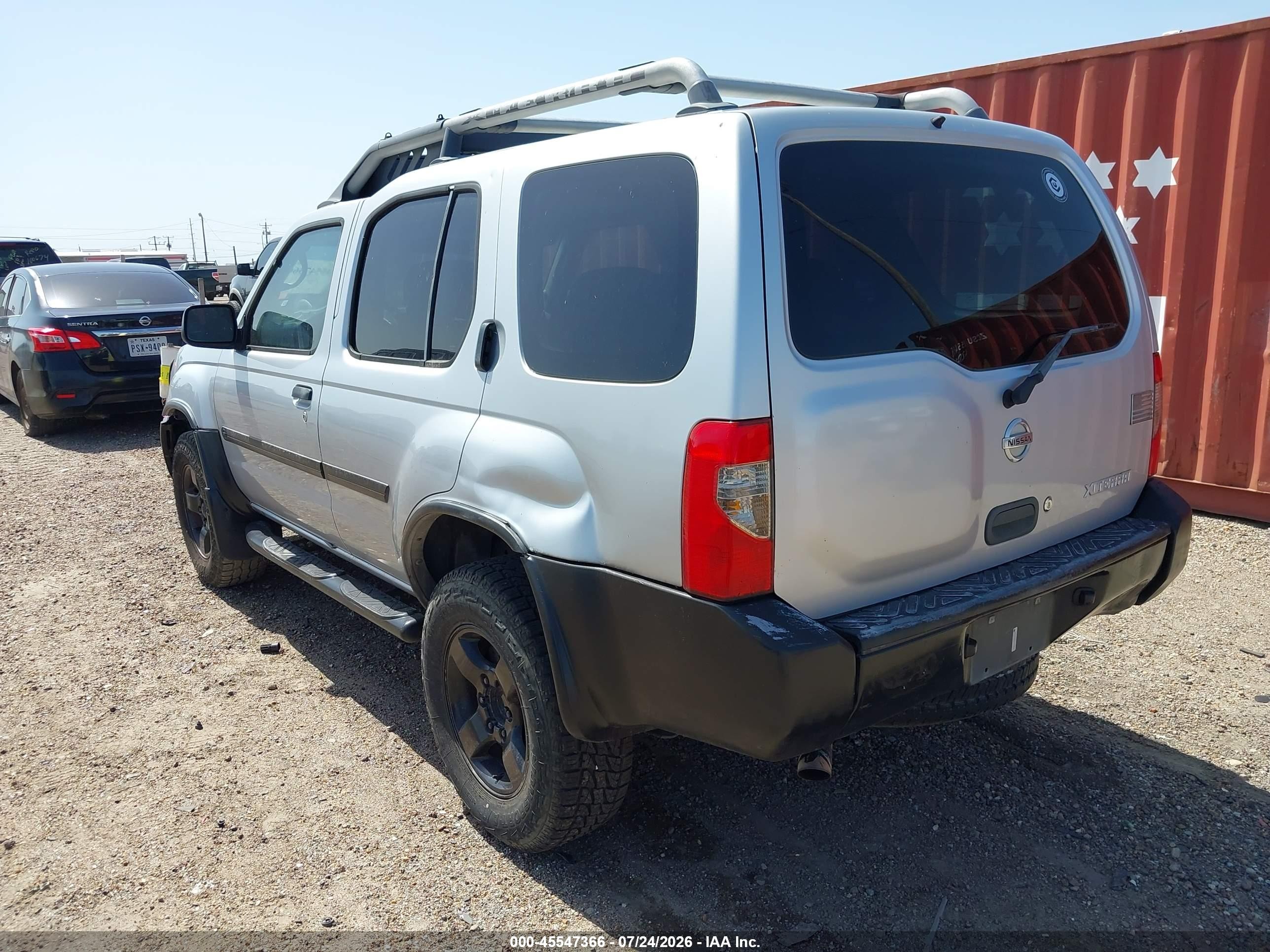 2004 Nissan Xterra Xe Silver vin: 5N1ED28TX4C650197