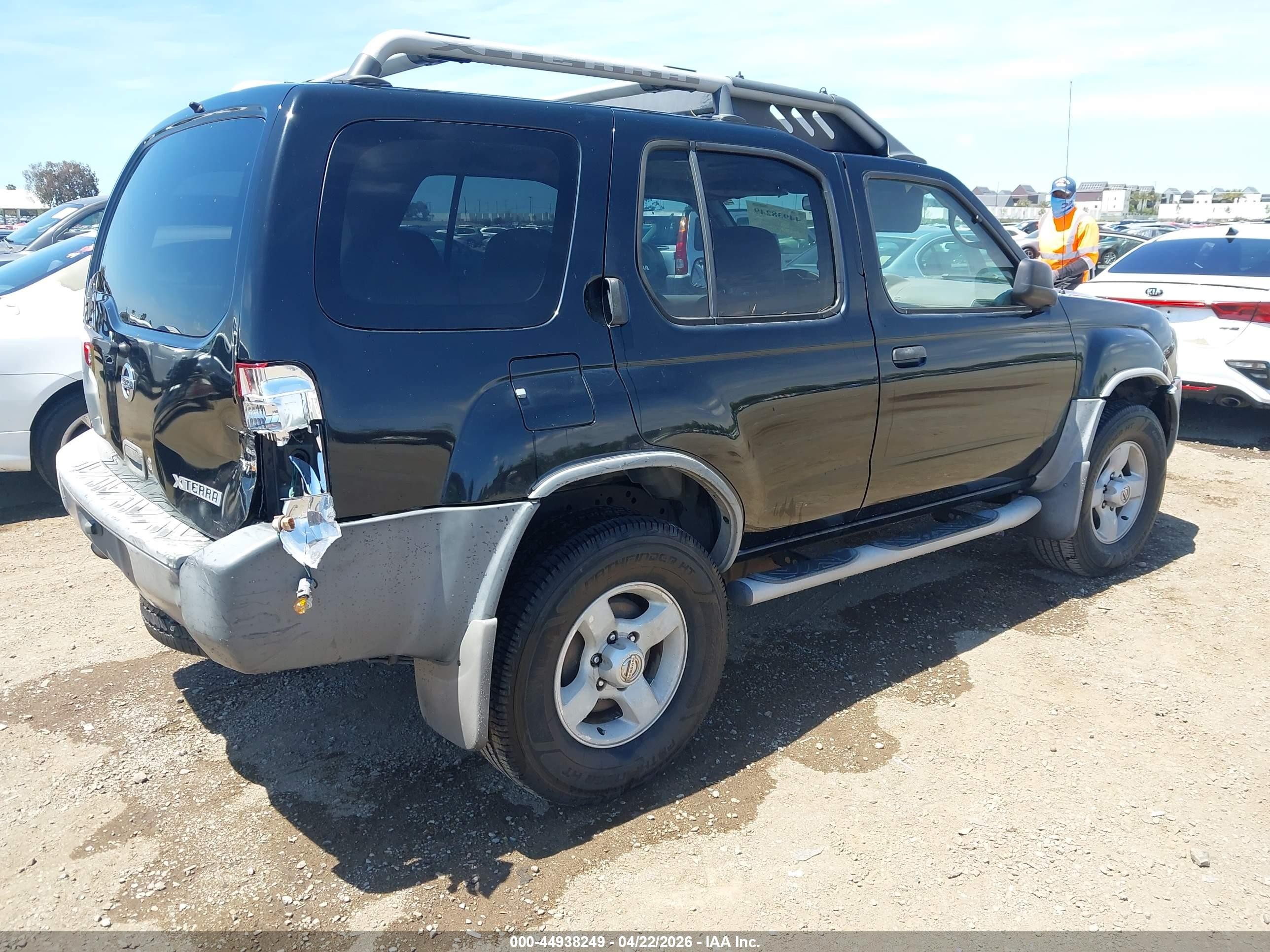 2004 Nissan Xterra Xe Black vin: 5N1ED28TX4C652676