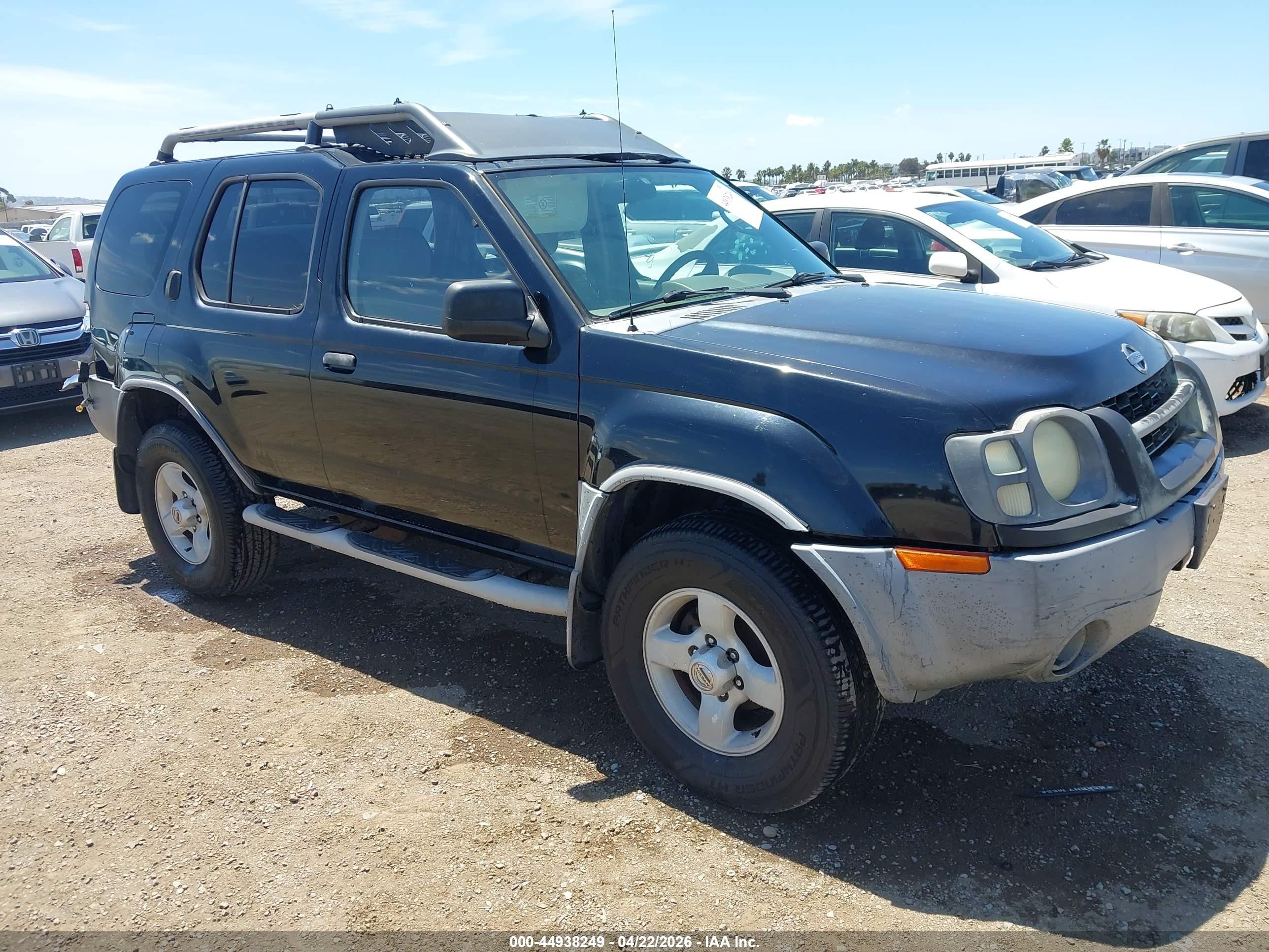 2004 Nissan Xterra Xe Black vin: 5N1ED28TX4C652676