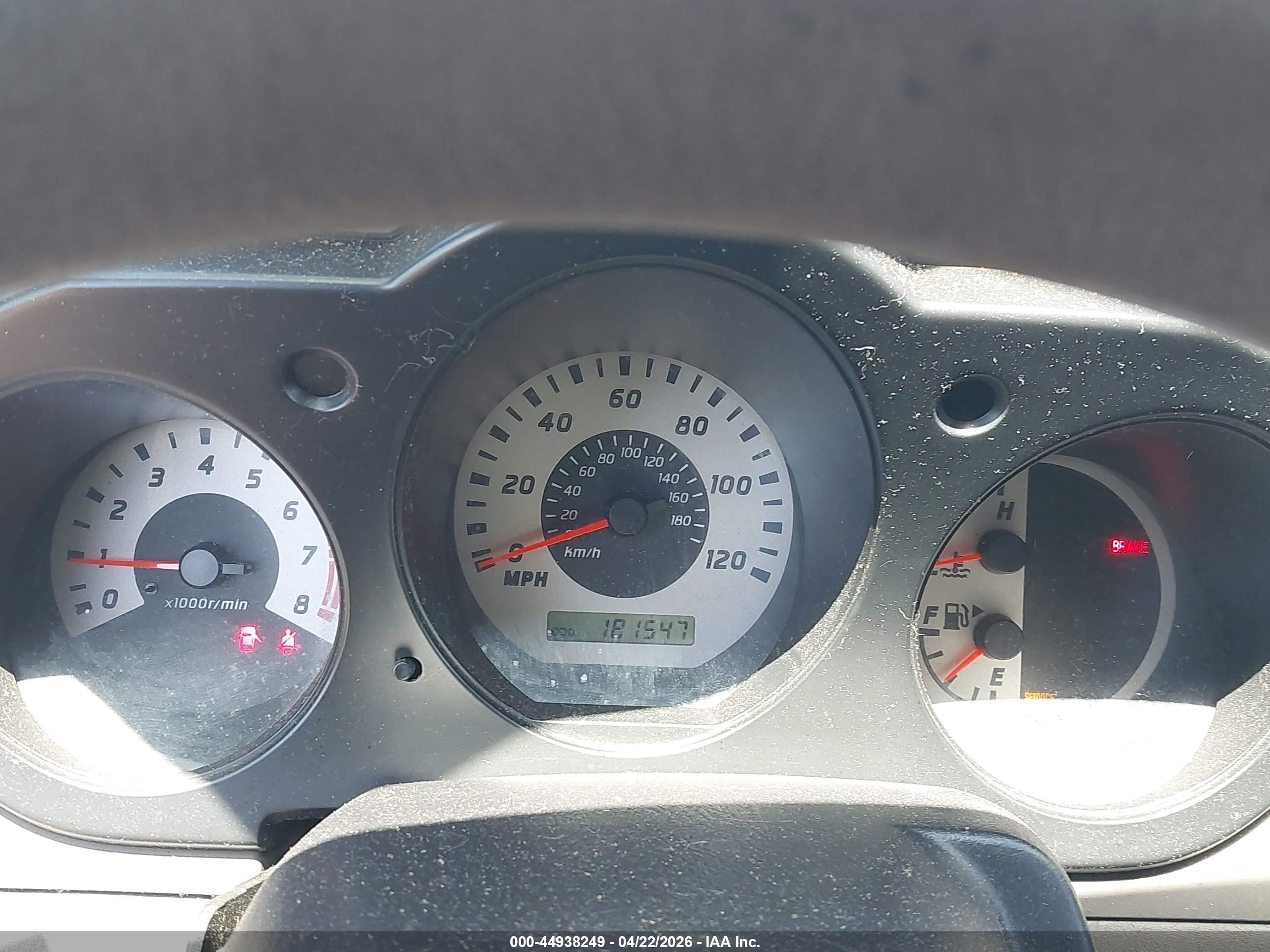2004 Nissan Xterra Xe Black vin: 5N1ED28TX4C652676
