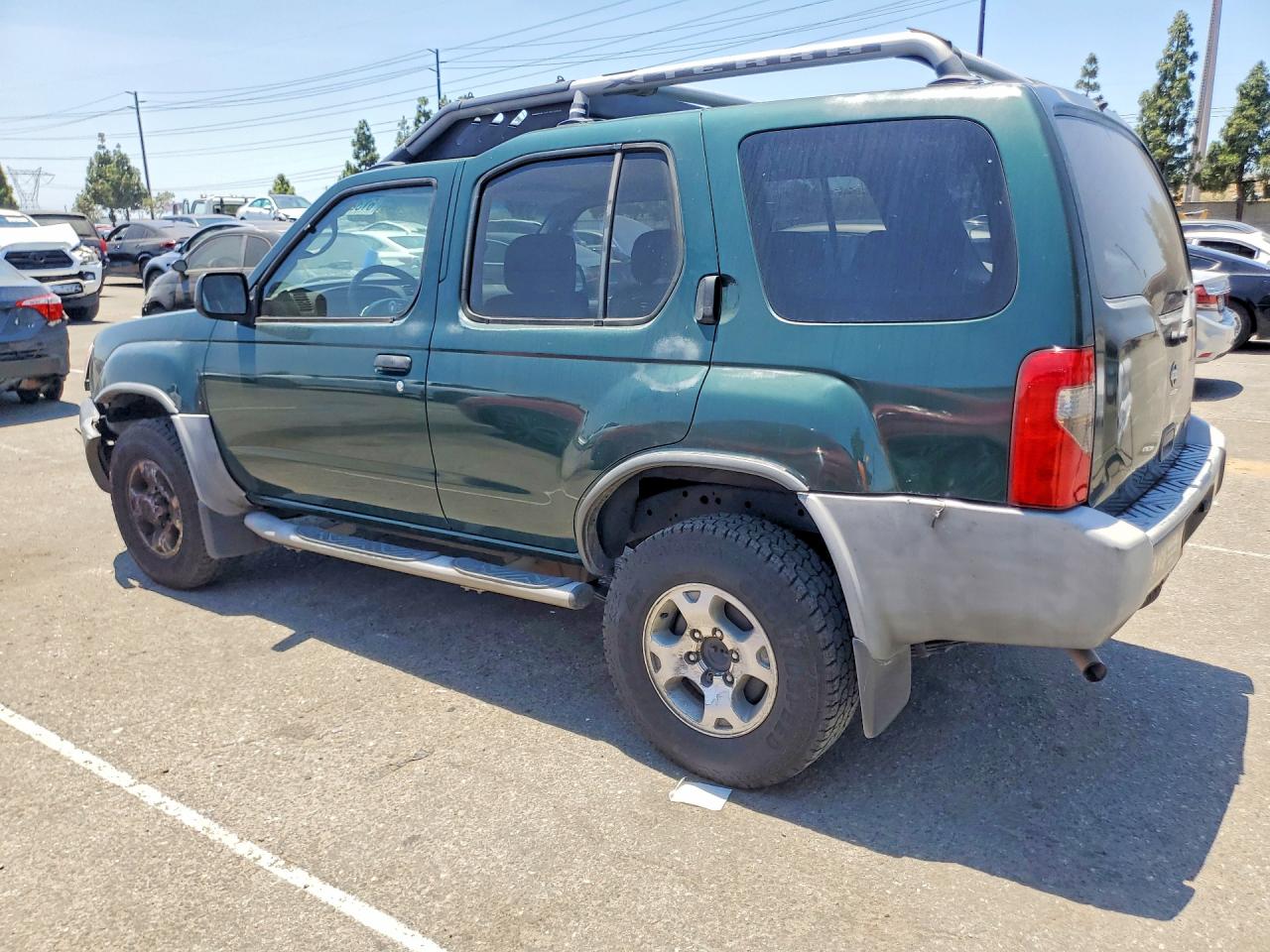 2000 Nissan Xterra Xe/se Зеленый vin: 5N1ED28TXYC548355