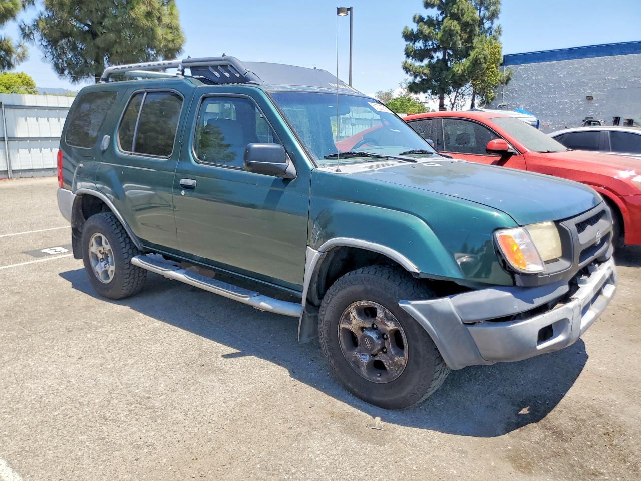 2000 Nissan Xterra Xe/se Зеленый vin: 5N1ED28TXYC548355