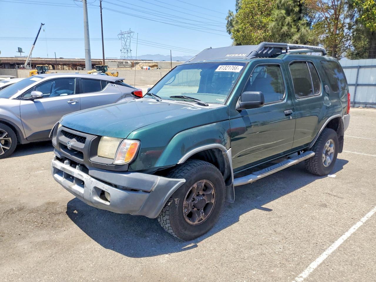 2000 Nissan Xterra Xe/se Зеленый vin: 5N1ED28TXYC548355