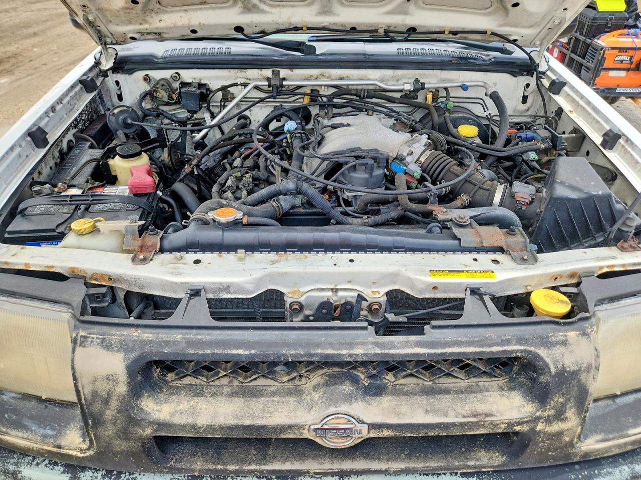 2000 Nissan Xterra Xe-v6 White vin: 5N1ED28TXYC603354