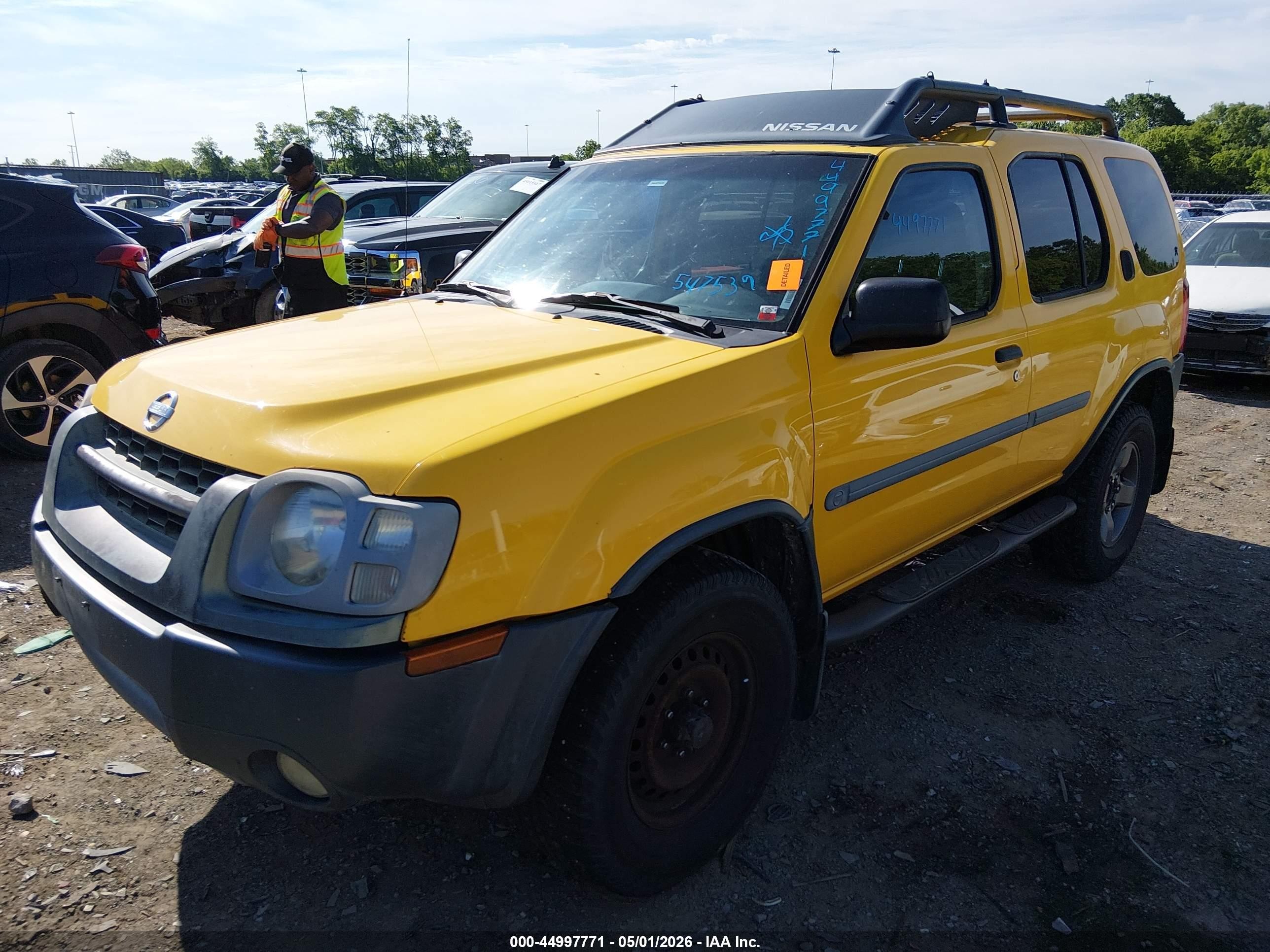 2002 Nissan Xterra Se Yellow vin: 5N1ED28Y02C547539
