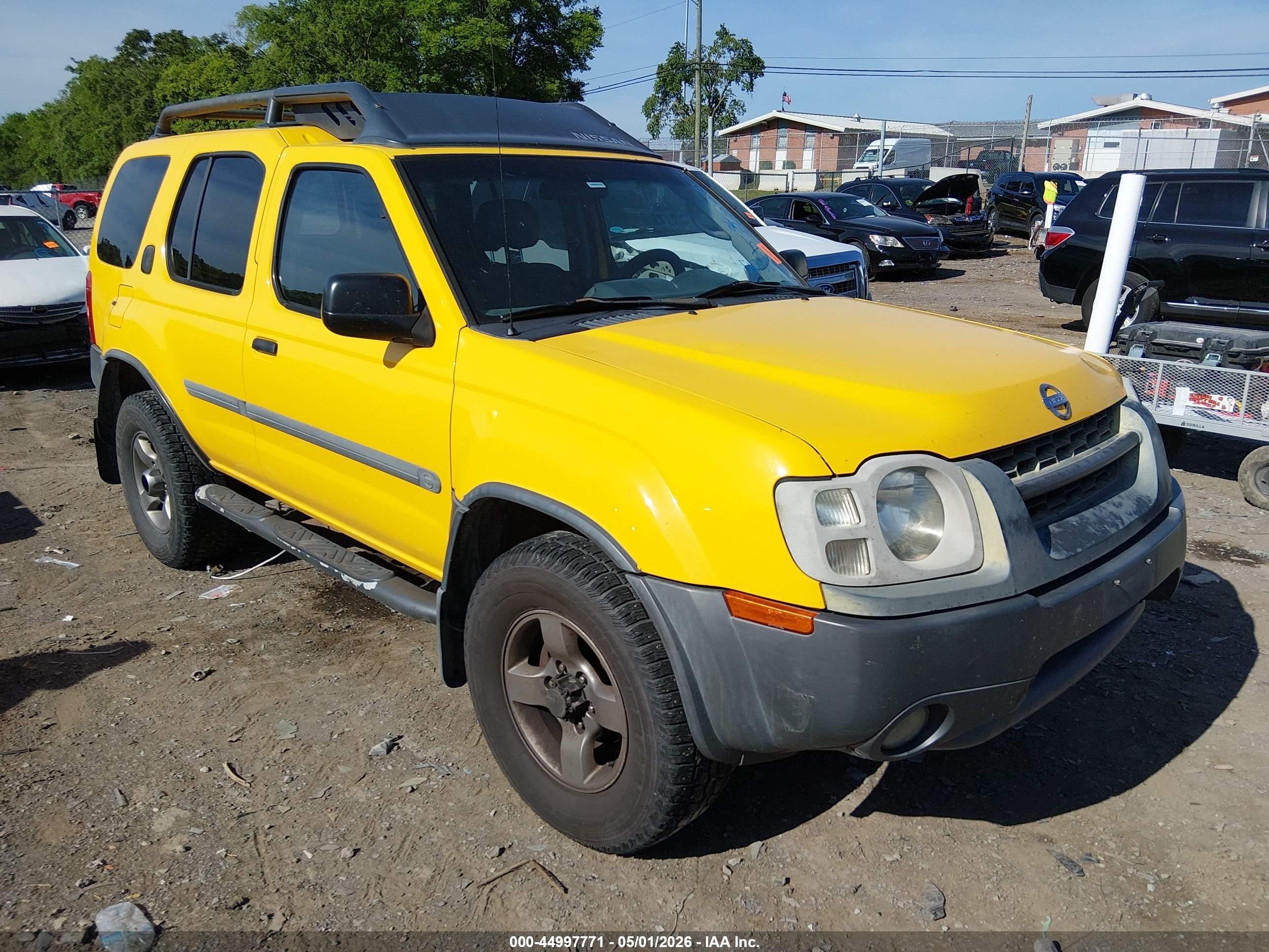 2002 Nissan Xterra Se Yellow vin: 5N1ED28Y02C547539