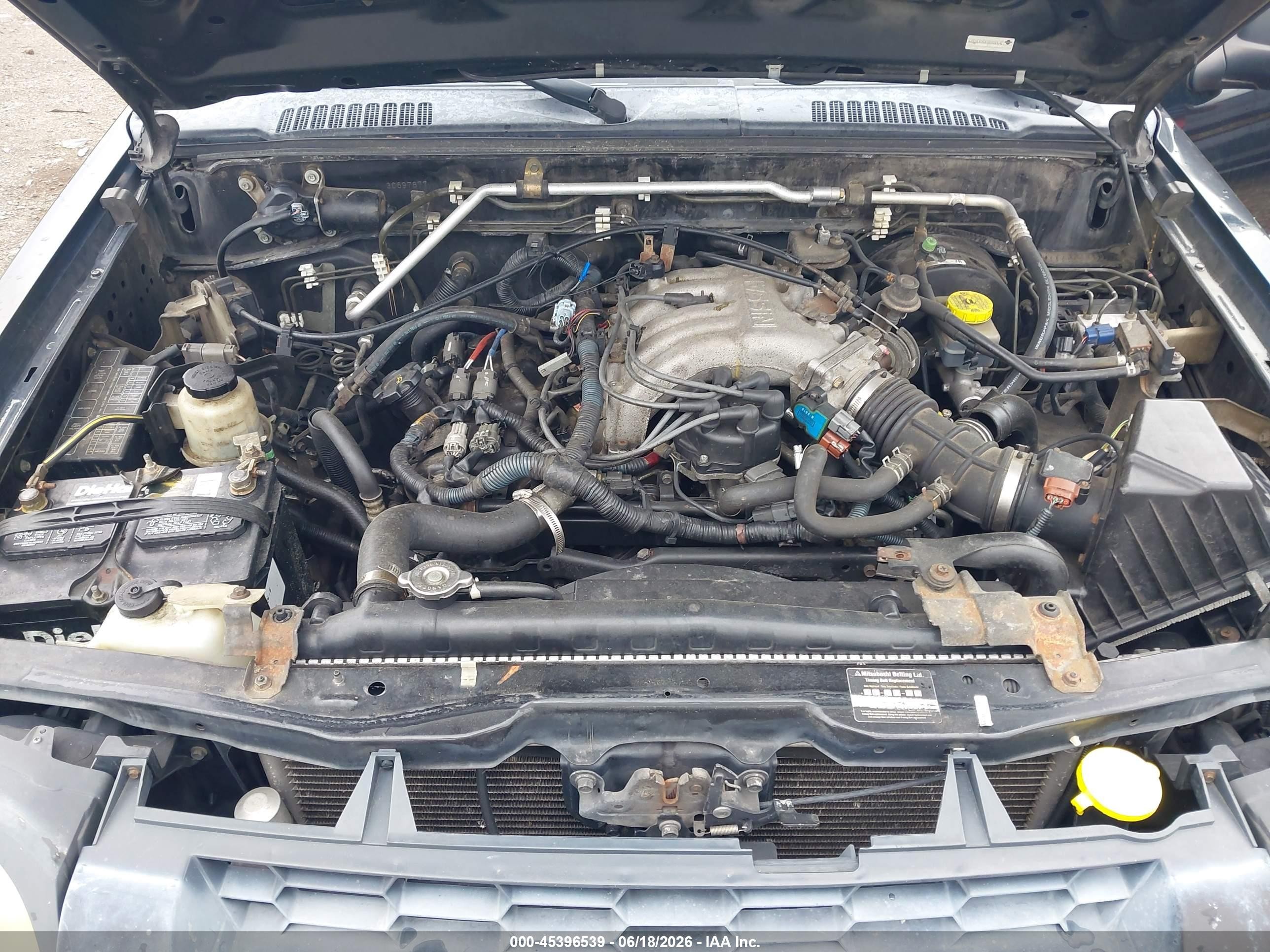 2003 Nissan Xterra Xe Black vin: 5N1ED28Y03C697877