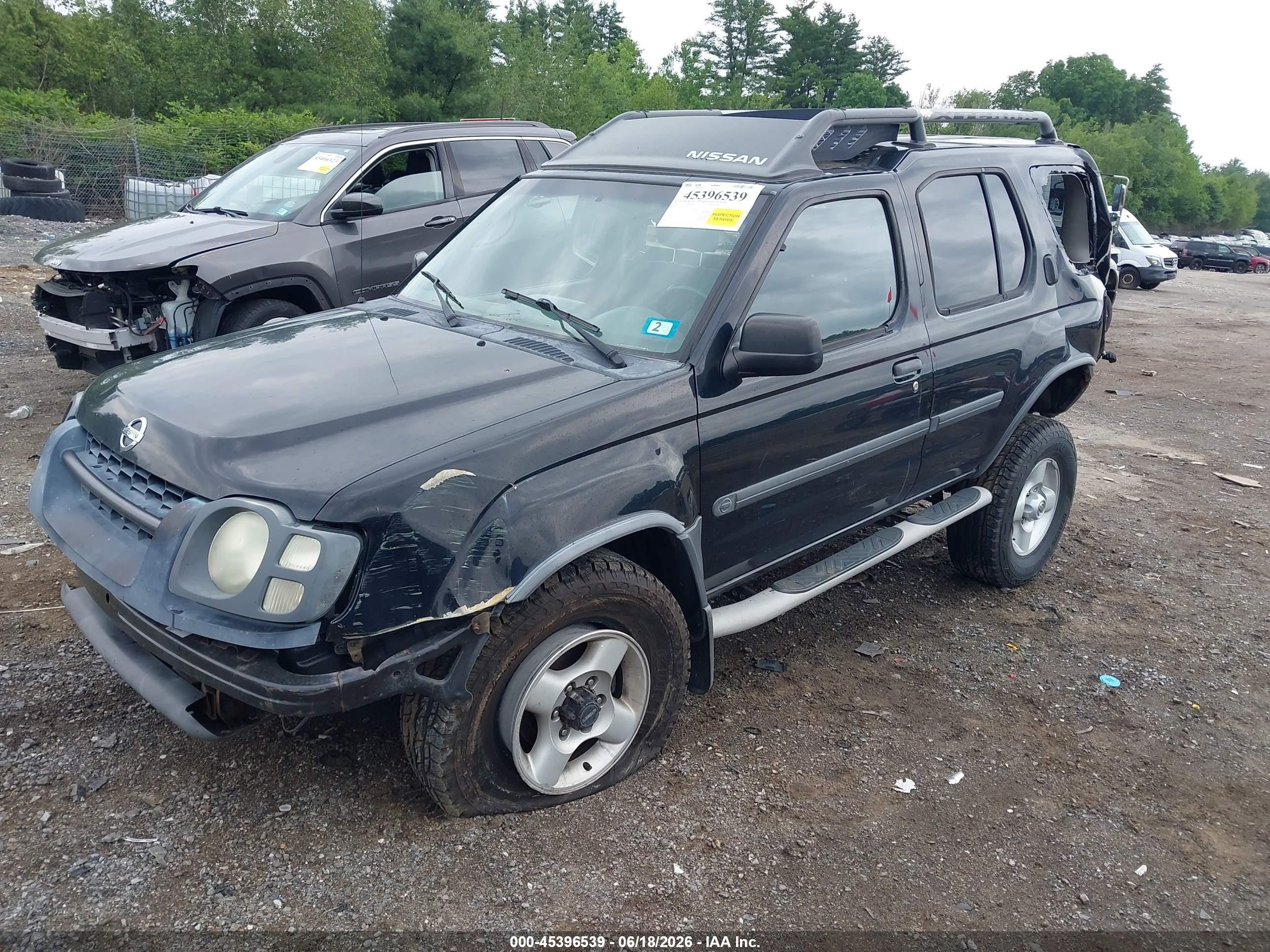 2003 Nissan Xterra Xe Black vin: 5N1ED28Y03C697877