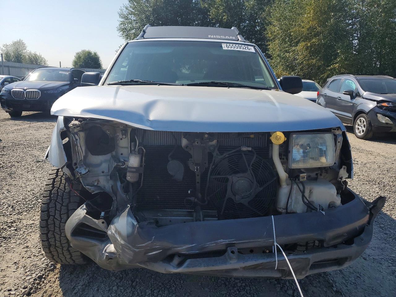 2000 Nissan Xterra Xe-v6 Silver vin: 5N1ED28Y0YC508765