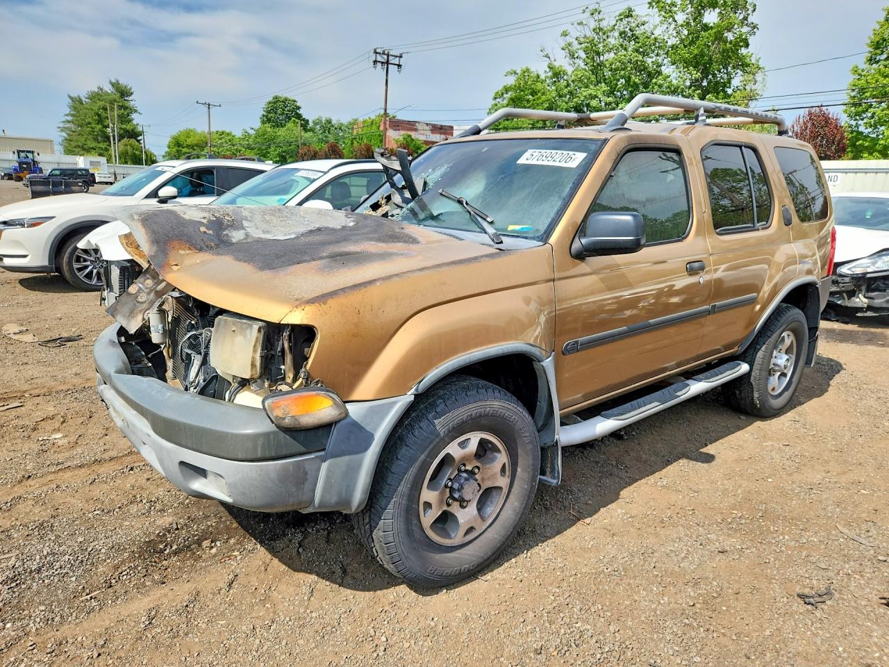 2000 Nissan Xterra Xe-v6 Orange vin: 5N1ED28Y0YC592960