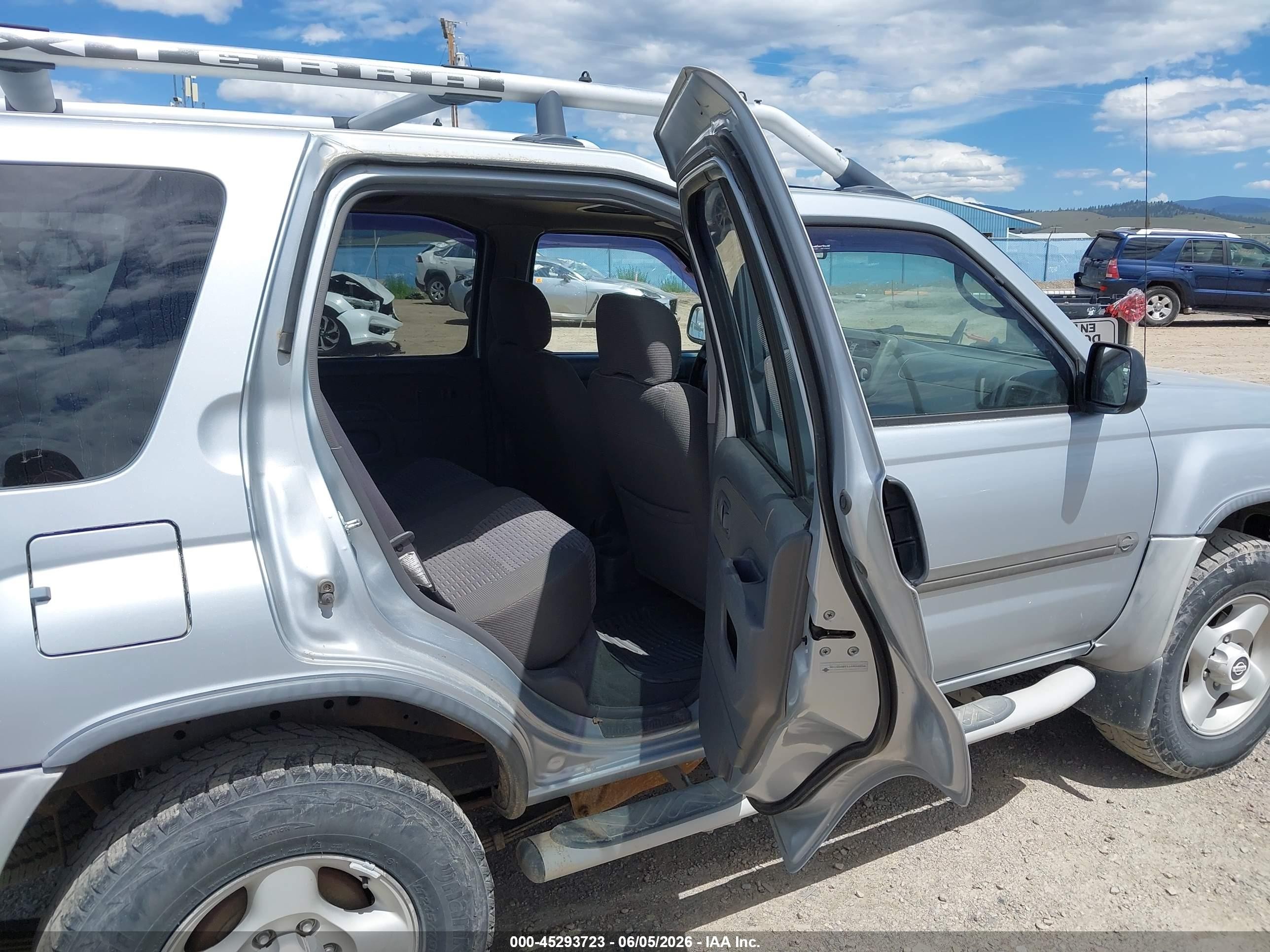 2001 Nissan Xterra Se Silver vin: 5N1ED28Y11C534054