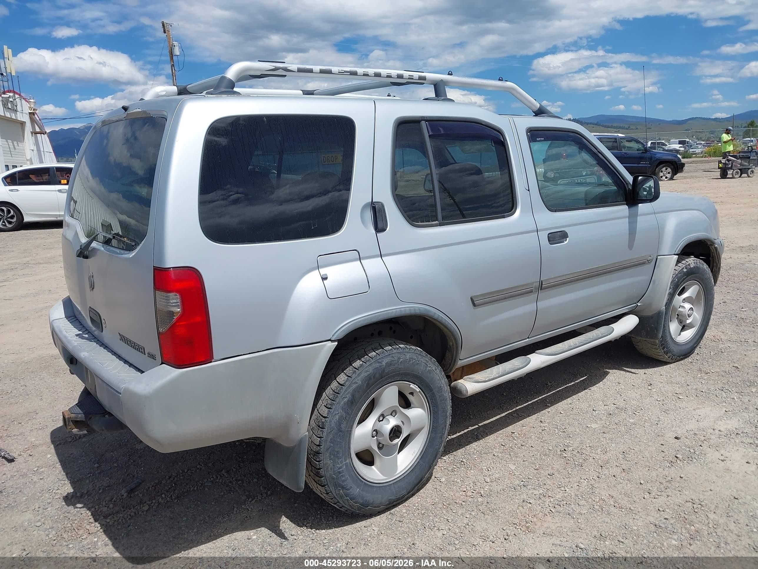 2001 Nissan Xterra Se Silver vin: 5N1ED28Y11C534054