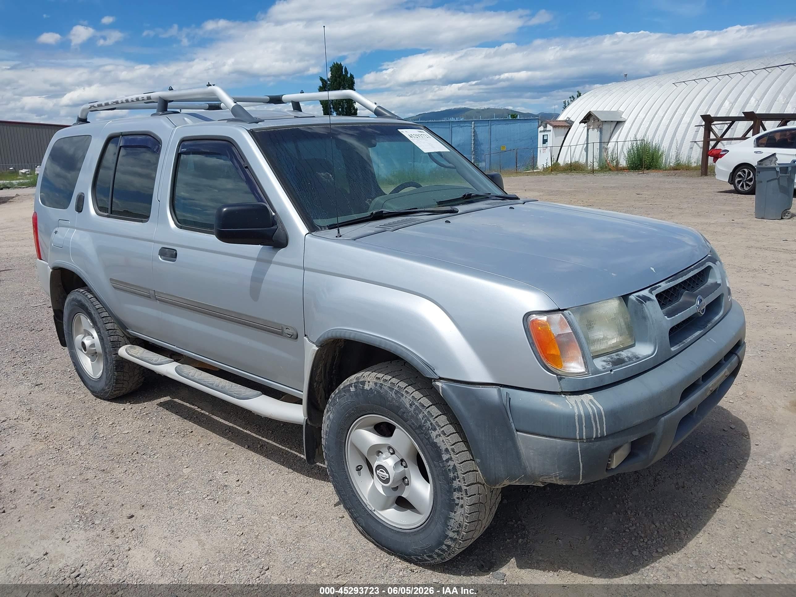 2001 Nissan Xterra Se Silver vin: 5N1ED28Y11C534054