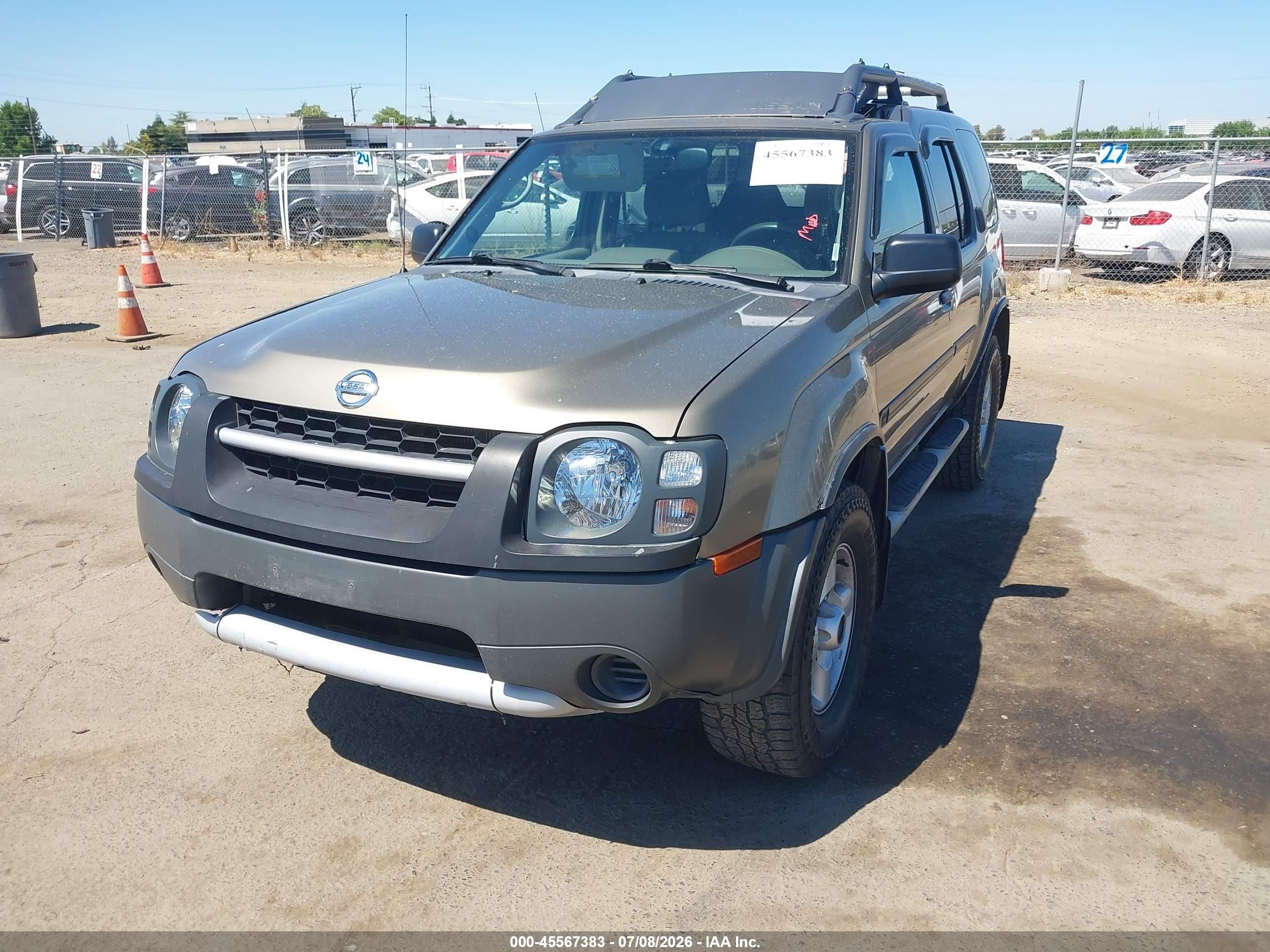 2002 Nissan Xterra Xe Золотой vin: 5N1ED28Y12C504151