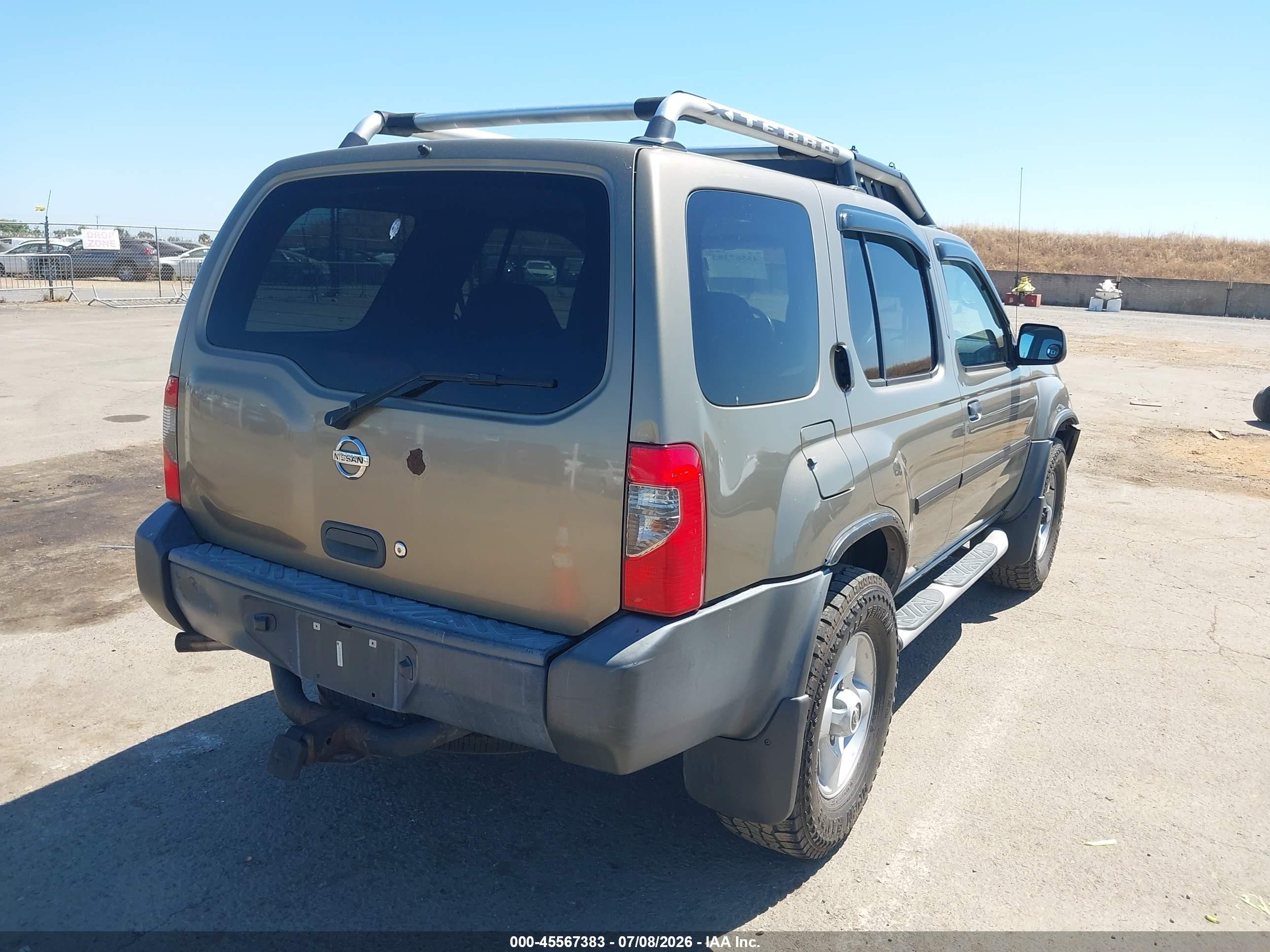 2002 Nissan Xterra Xe Золотой vin: 5N1ED28Y12C504151