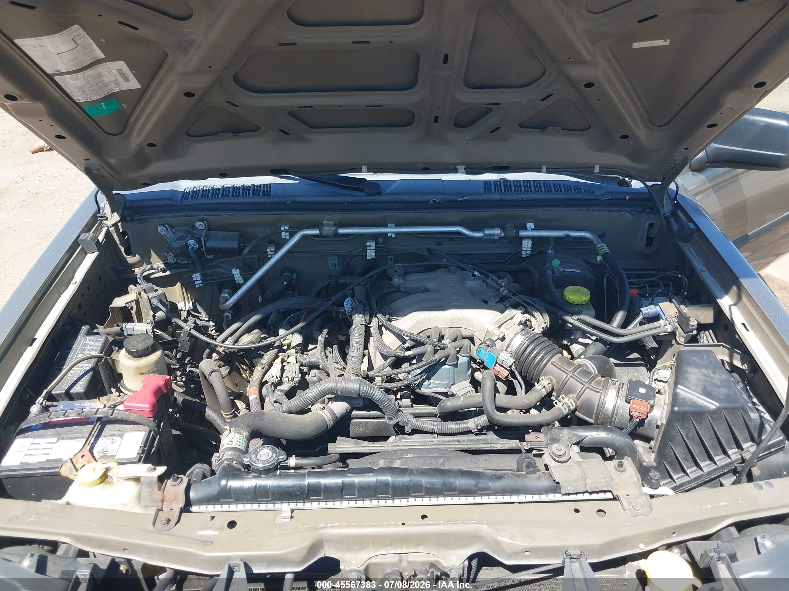 2002 Nissan Xterra Xe Золотой vin: 5N1ED28Y12C504151
