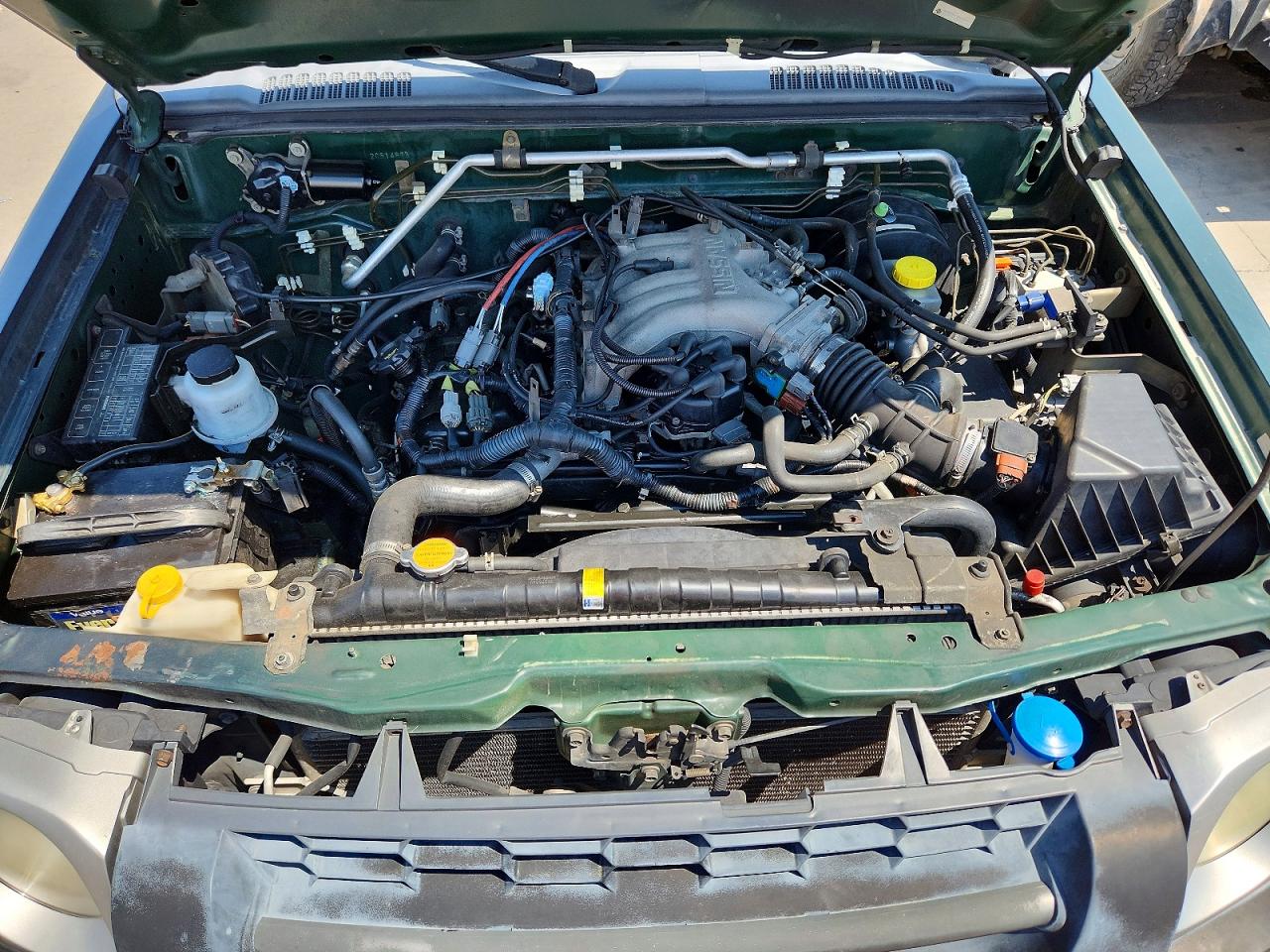 2002 Nissan Xterra Xe-v6 Green vin: 5N1ED28Y12C514873