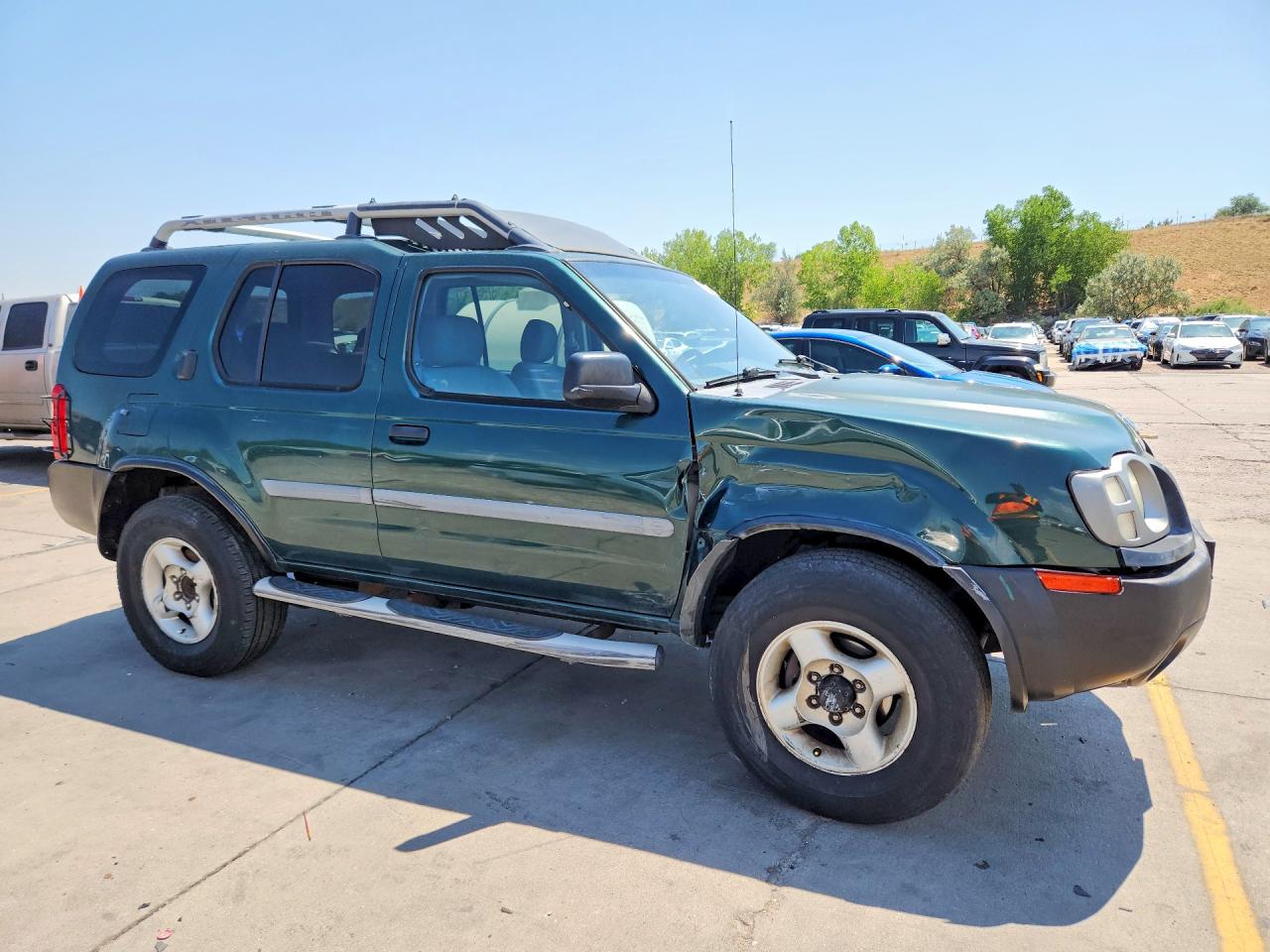 2002 Nissan Xterra Xe-v6 Green vin: 5N1ED28Y12C514873