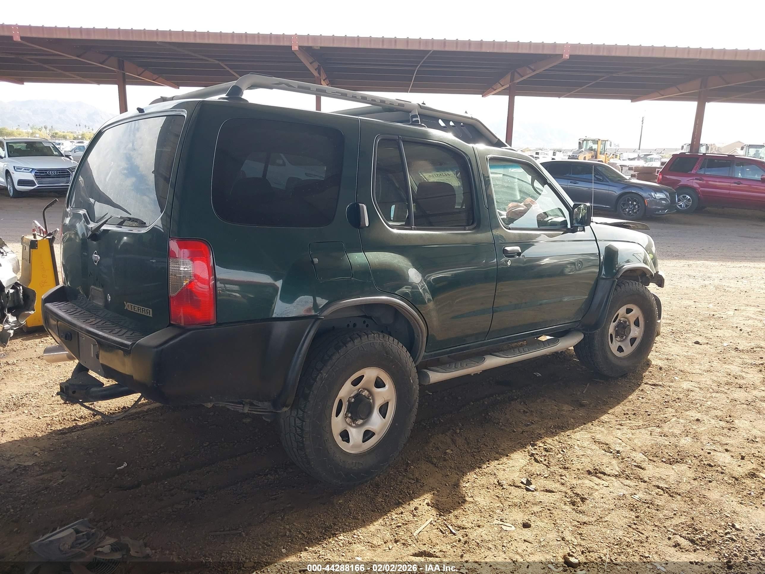 2000 Nissan Xterra Se/xe Green vin: 5N1ED28Y1YC522416