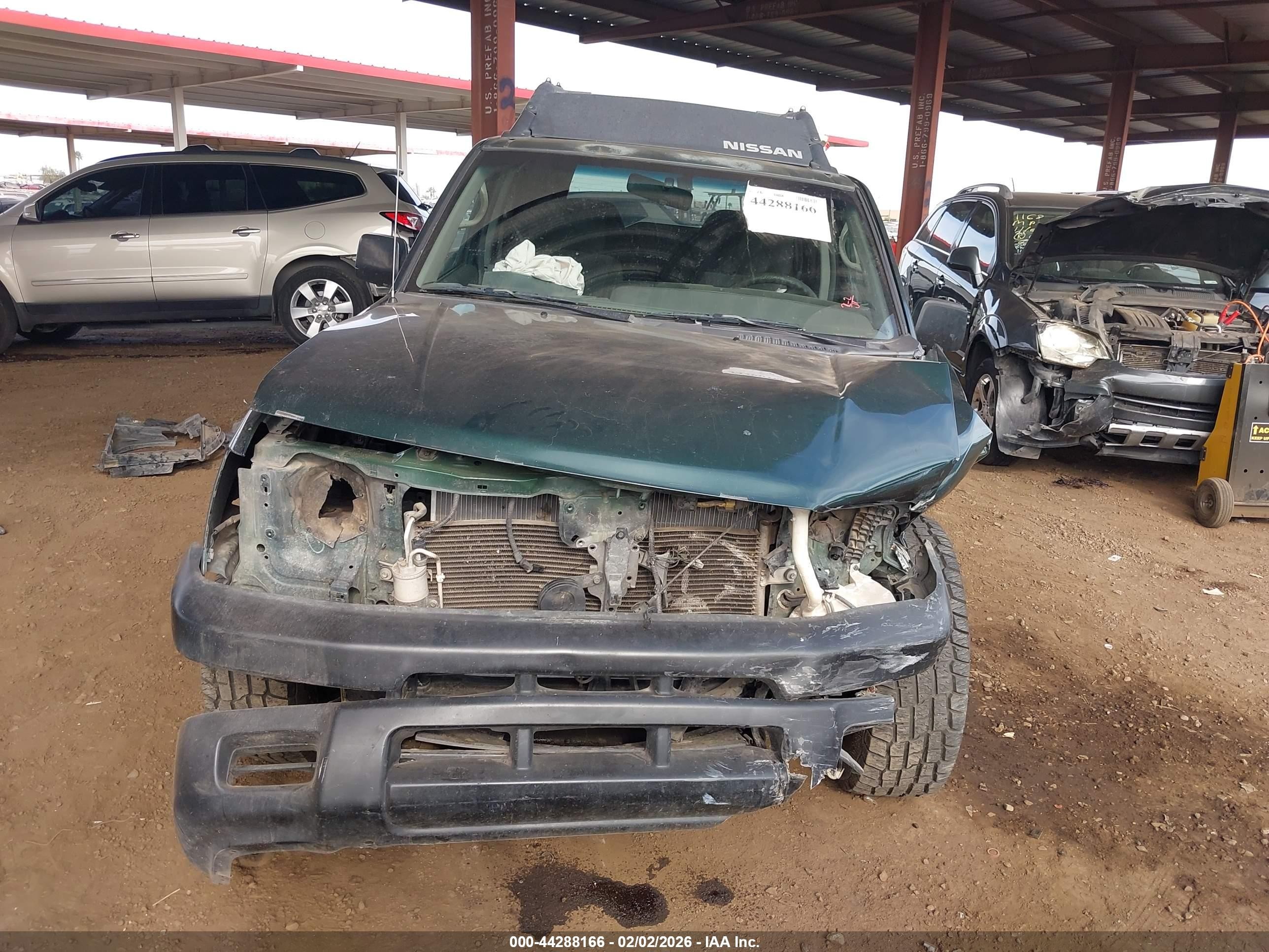 2000 Nissan Xterra Se/xe Green vin: 5N1ED28Y1YC522416